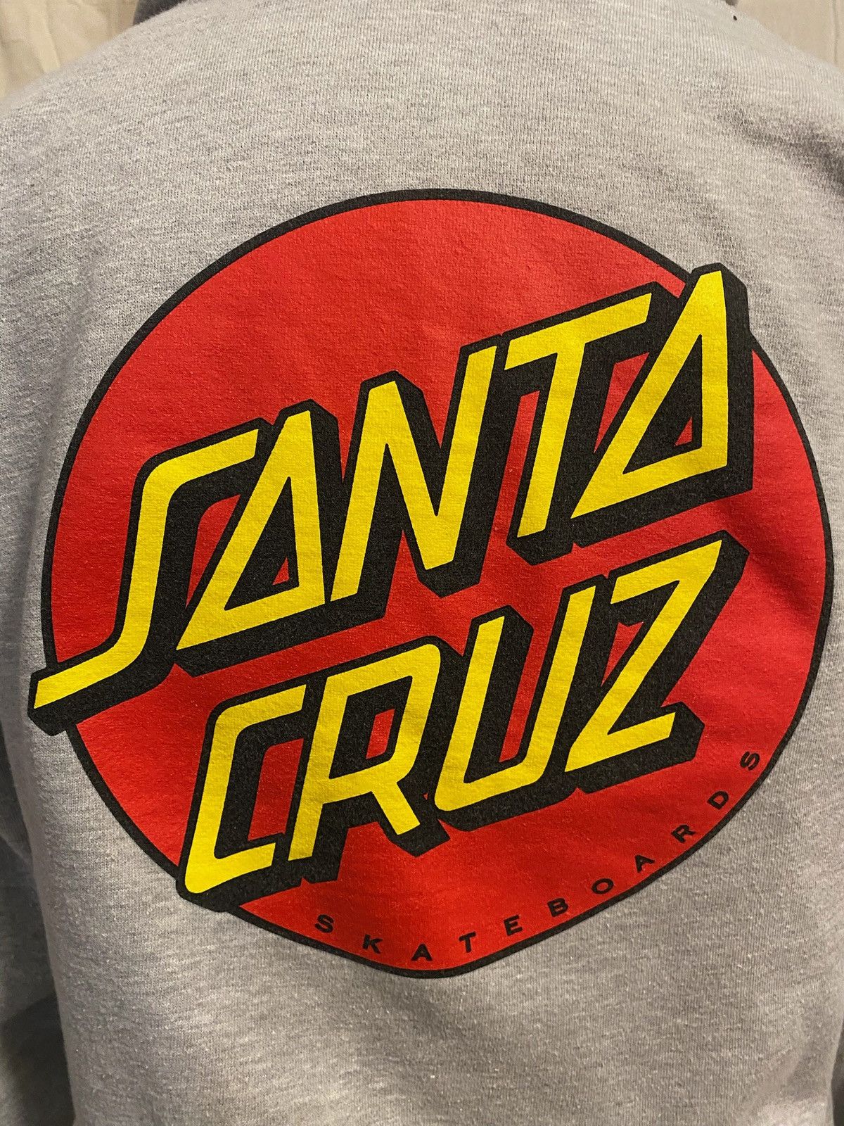 Santa Cruz Skateboards Santa Cruz Skate Hoodie Sz S Grey Size US S / EU 44-46 / 1 - 3 Thumbnail