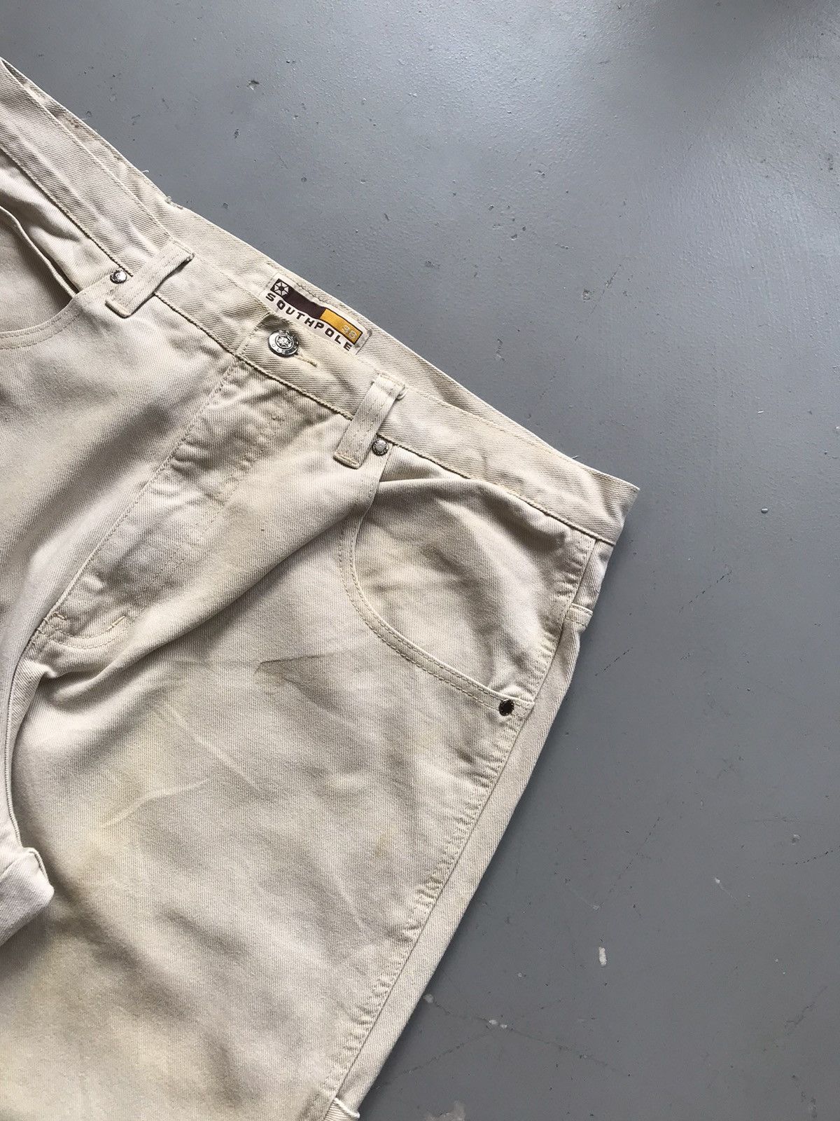 Southpole × Vintage Vintage Southpole brown yellow tab baggy fit denim Size US 38 / EU 54 - 6 Thumbnail