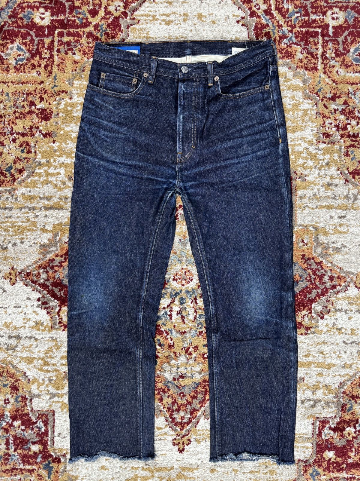 Acne Studios Acne Studios Raw Cropped Jeans Denim Vintage Y2K Designer Size US 30 / EU 46 - 1 Thumbnail