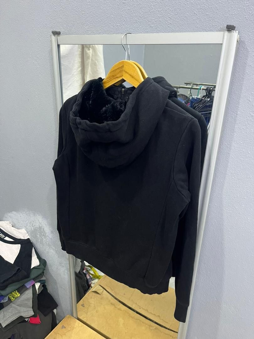Uniqlo Uniqlo Fleece-Lined Zip Hoodie Black Cozy Winter Layer Size L / US 10 / IT 46 - 9 Thumbnail