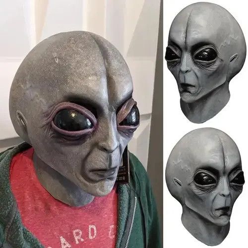 Designer Alien Mask Halloween Size ONE SIZE - 1 Thumbnail