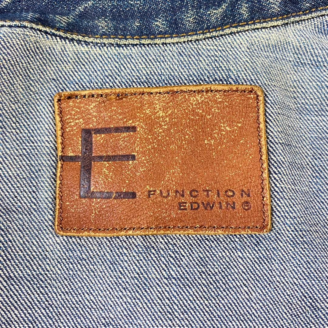 Japanese Brand Vintage Efuction Edwin Denim Jacket Size US M / EU 48-50 / 2 - 9 Thumbnail