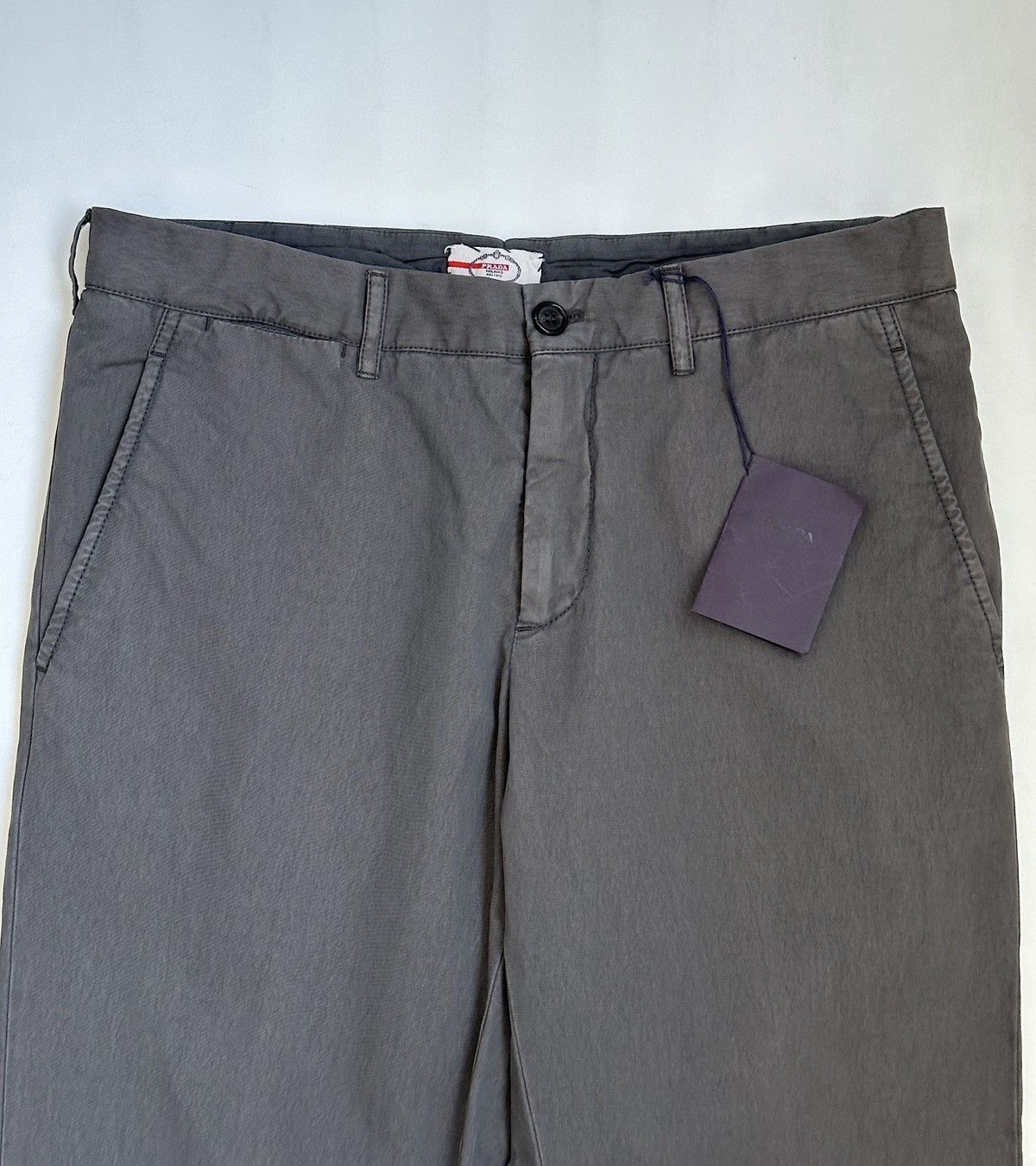 Prada *NEW* PRADA FW 2011 Washed Nylon Blend Gray Pants jean Denim Size US 32 / EU 48 - 6 Thumbnail