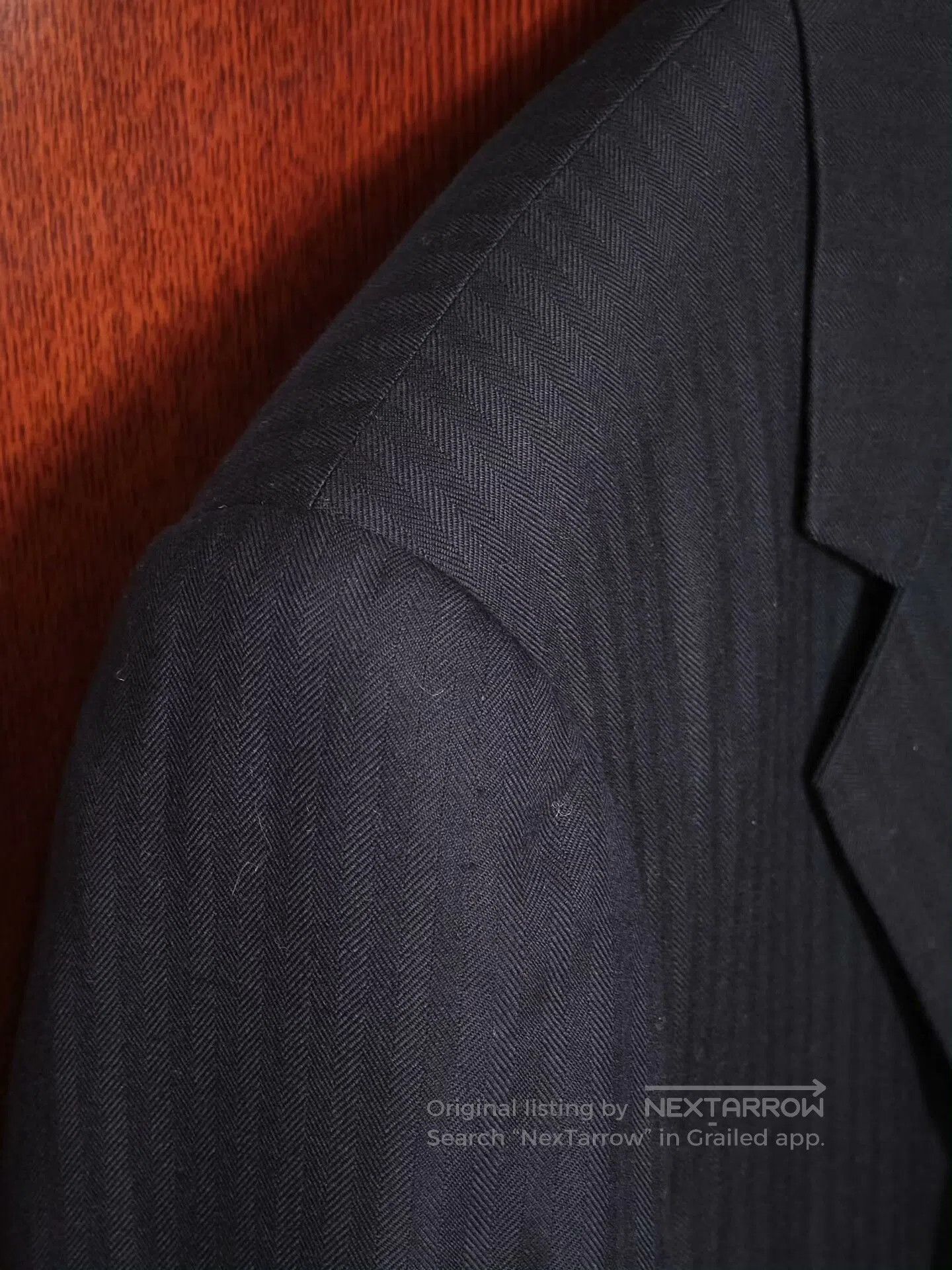 Japanese Brand Custom Tailored Wool Blazer Suit. Size US L / EU 52-54 / 3 - 3 Thumbnail