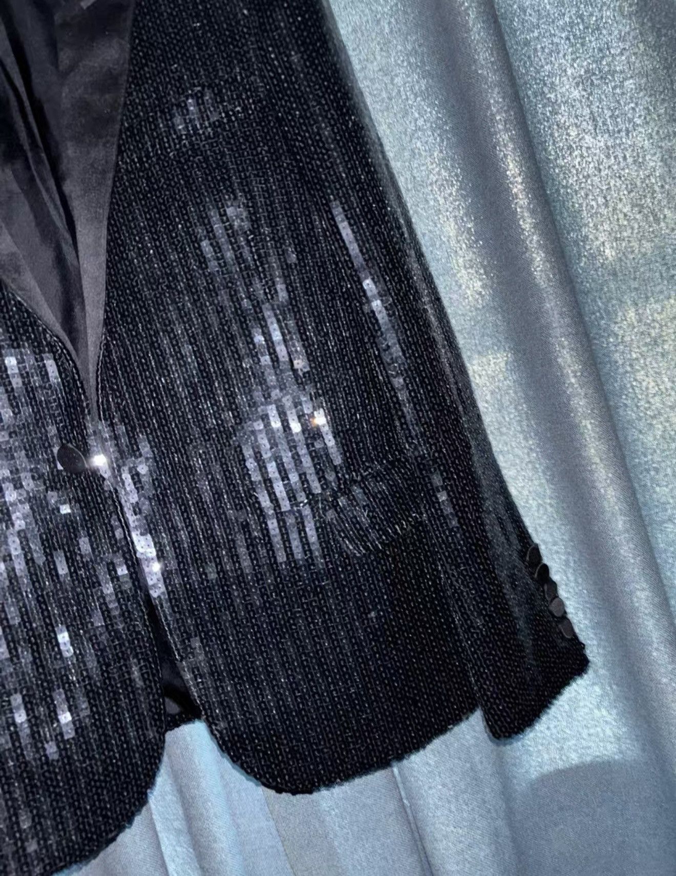 Saint Laurent Paris Saint Laurent Paris FW13 Glitter Blazer Size 38 Size S / US 4 / IT 40 - 5 Thumbnail