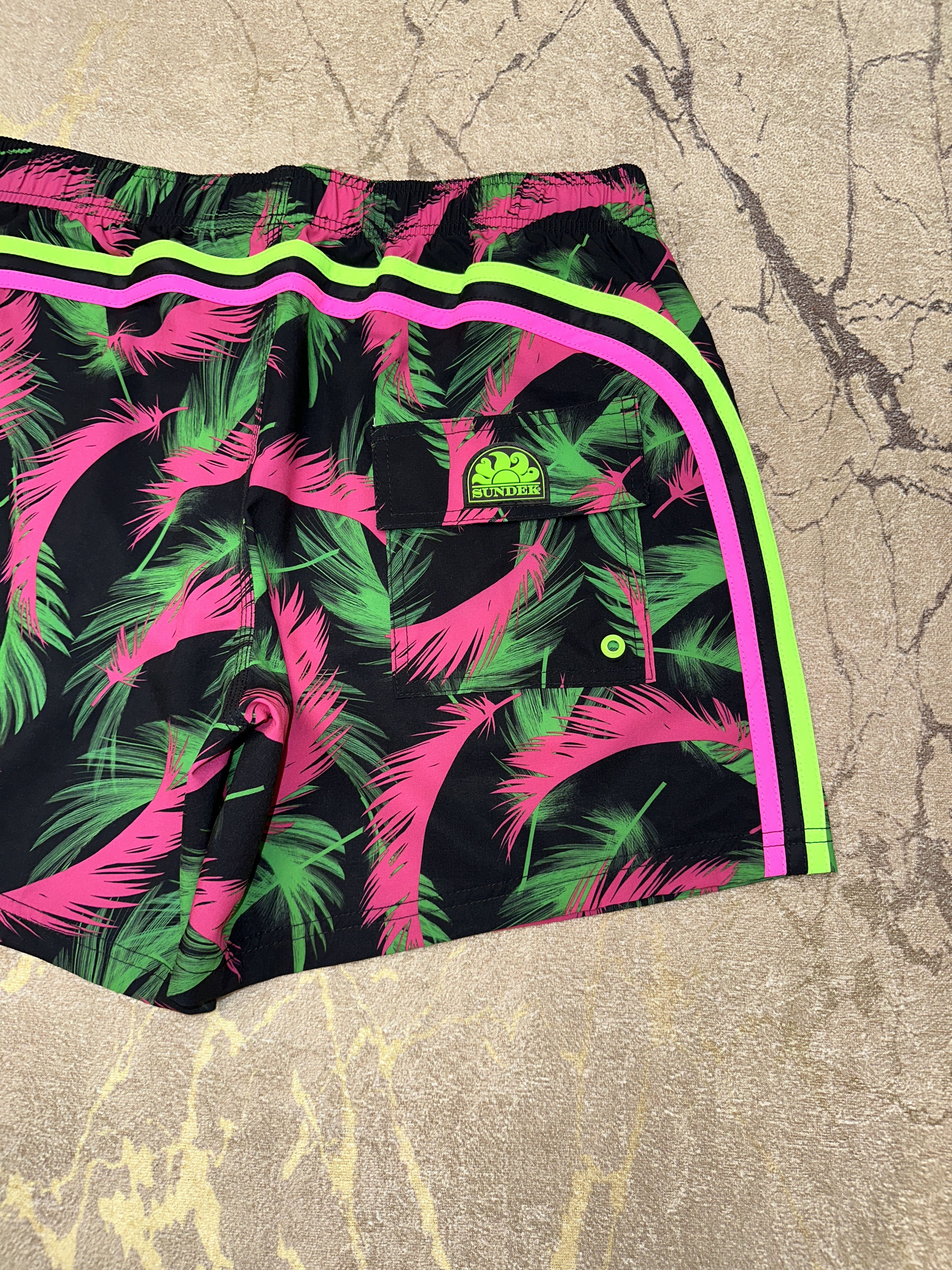 Sundek 2025 Palm Sundek XL Beach Board Shorts Trunks Bath Size XL Size US 38 / EU 54 - 6 Thumbnail
