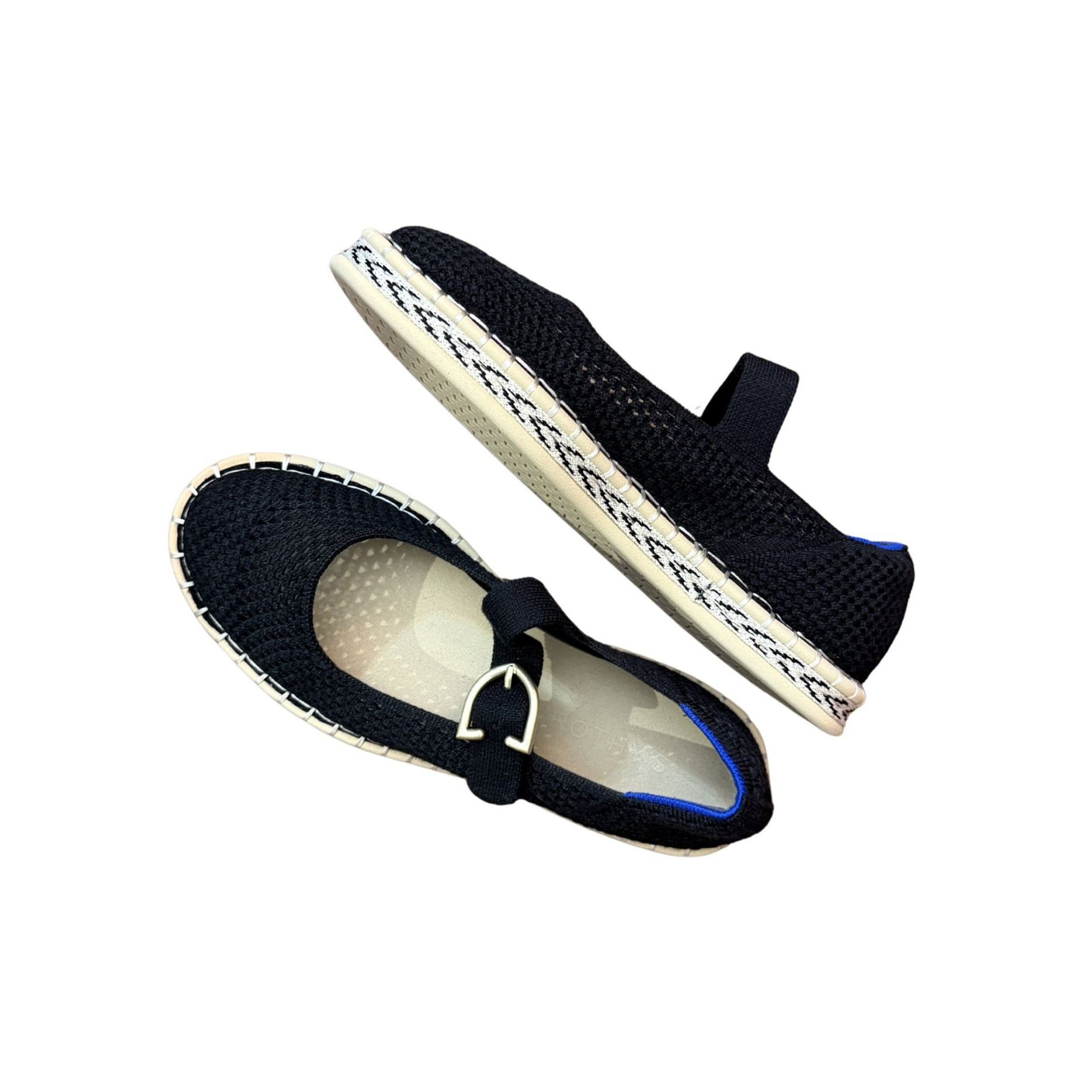 Rothy's ROTHY'S The Espadrille Mary Jane Black NWOB $149 Sz 7 SOLD O Size US 7 / IT 37 - 7 Thumbnail