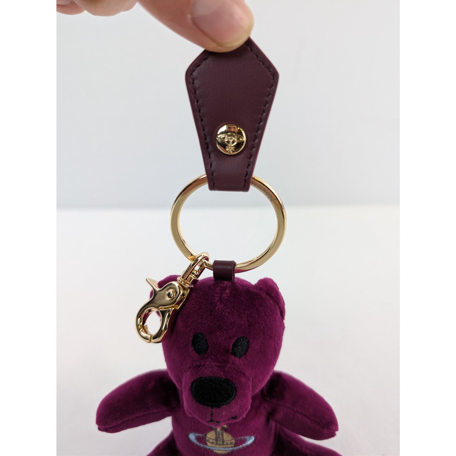 Vivienne Westwood o1rshd1 Size: OS / Teddy Bear Keyring / Bag Charm in Purple Size ONE SIZE - 12 Thumbnail