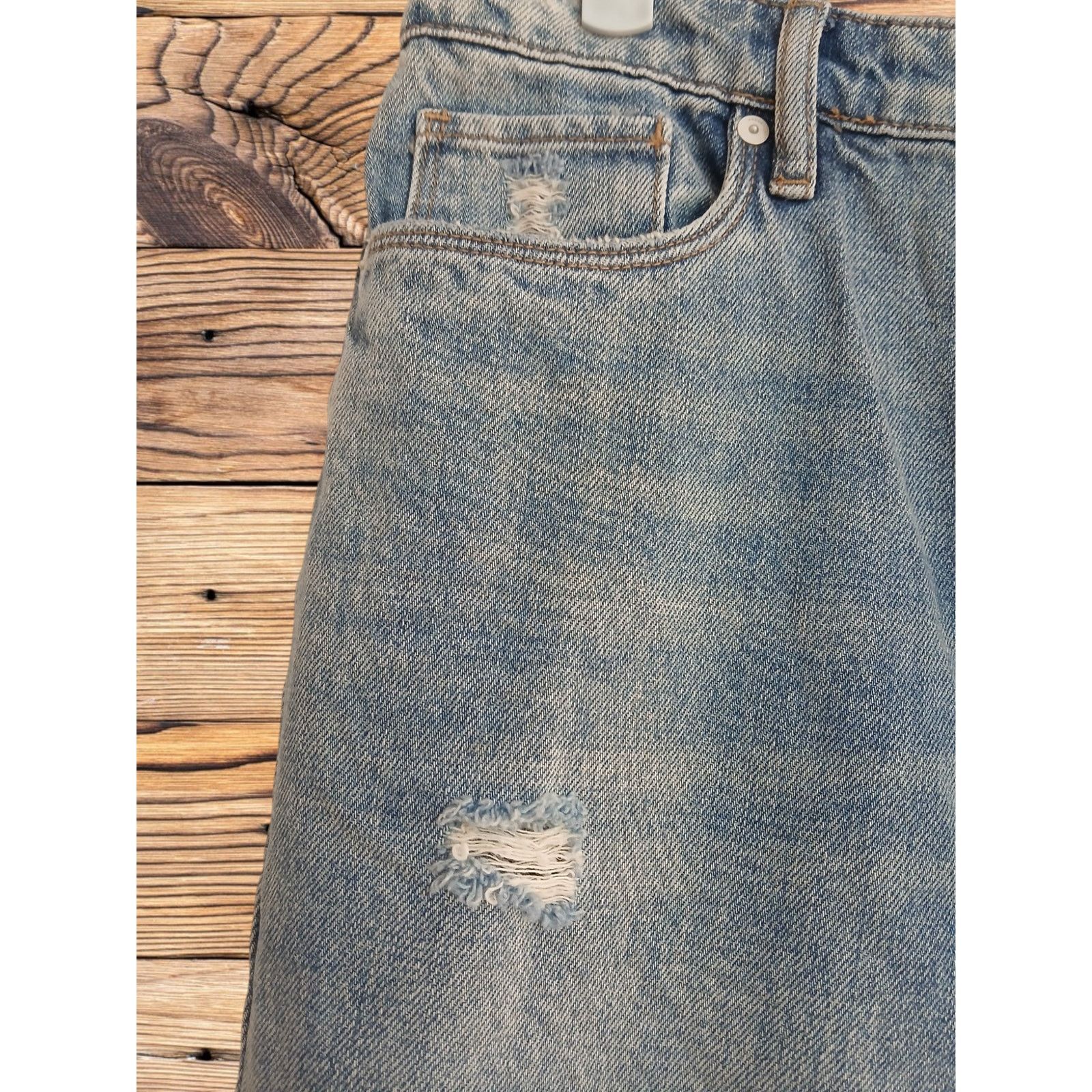 BLANKNYC NWT - Blank NYC Madison Crop High Rise Distress Jeans 27 Size 27" / US 4 / IT 40 - 10 Thumbnail