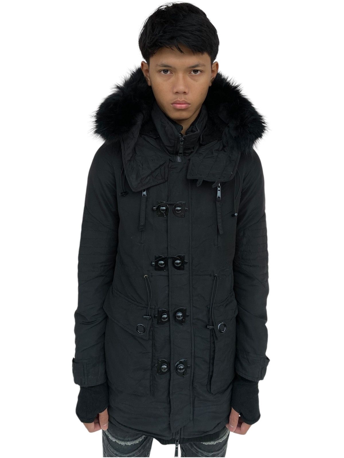 ジャケット・アウター 00s buffalo bobs puffer jacket down y2k 00's “Buffalo Bobs” fur down jacket Y2K
