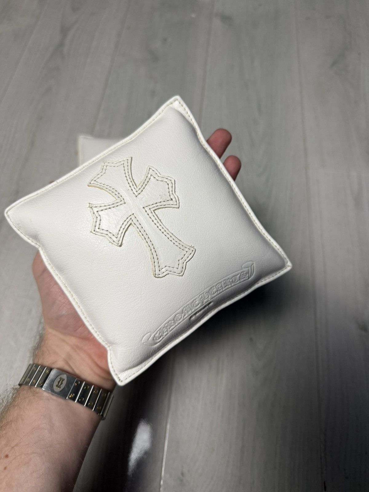 Chrome Hearts Chrome Hearts Leather Cross Patch Jewelry Pillow Paperweight Size ONE SIZE - 1 Thumbnail
