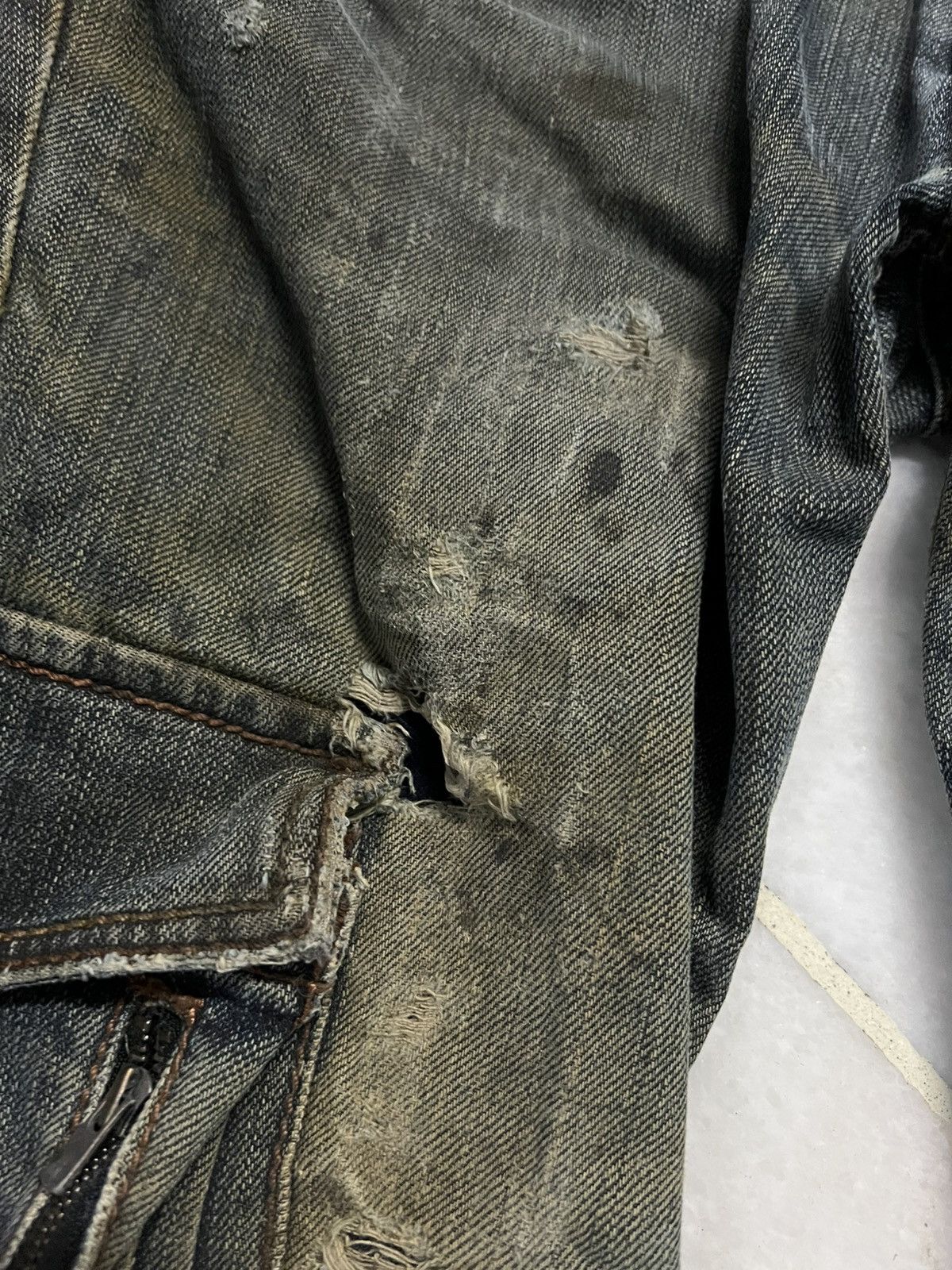 Japanese Brand × Schlussel SCHLUSSEL MULTIPOCKET RIPPED JEAN Size US 30 / EU 46 - 8 Thumbnail