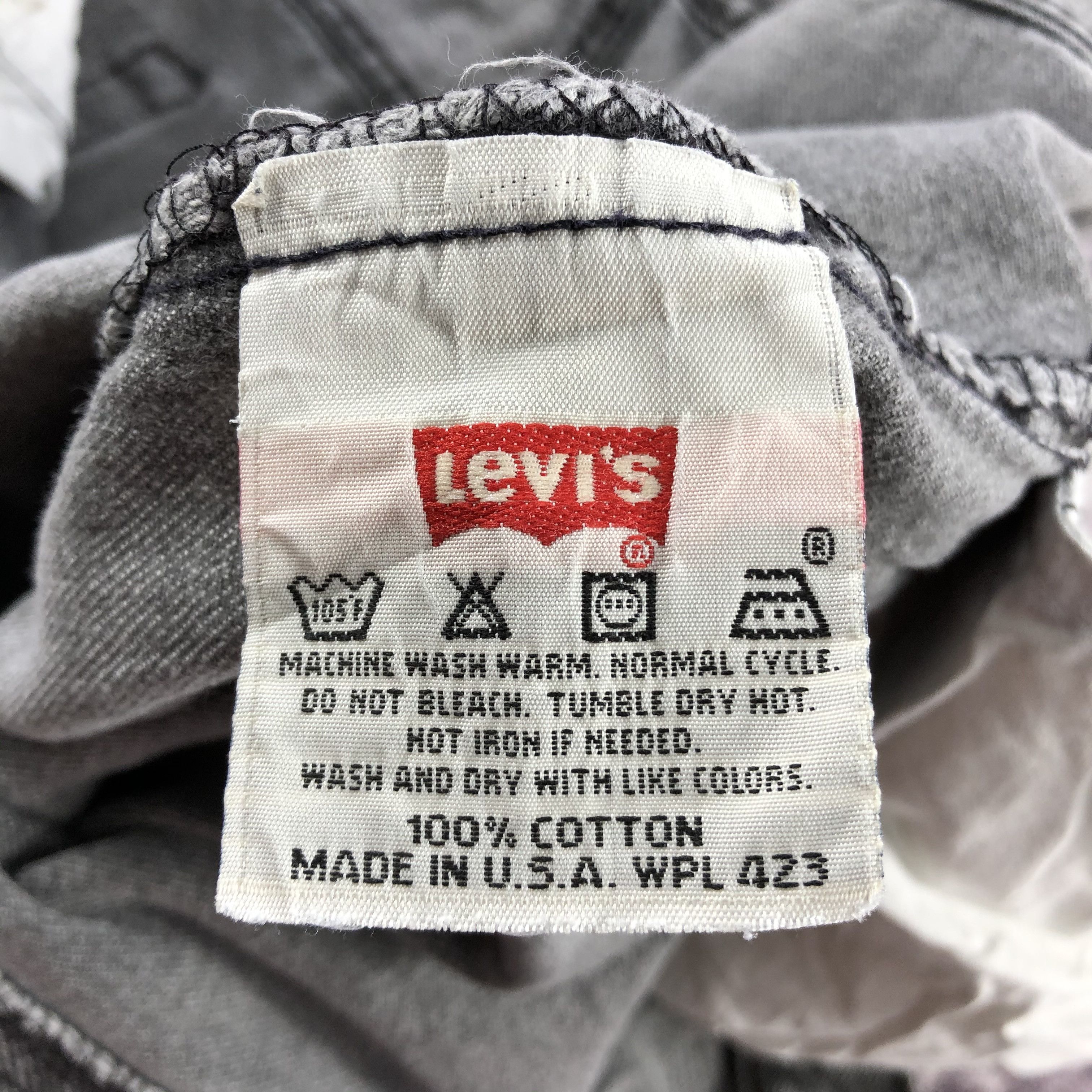 Levi's × Vintage 90s Vintage Faded Black Levis 501 Jeans-JM2390 Size US 40 / EU 56 - 16 Thumbnail
