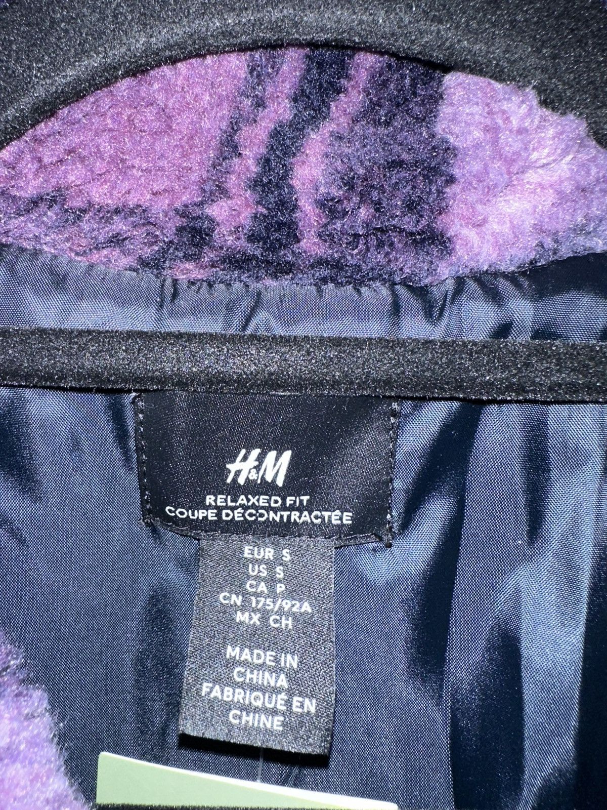 H&M × Vintage H&M Sherpa flannel jacket Size US S / EU 44-46 / 1 - 2 Thumbnail