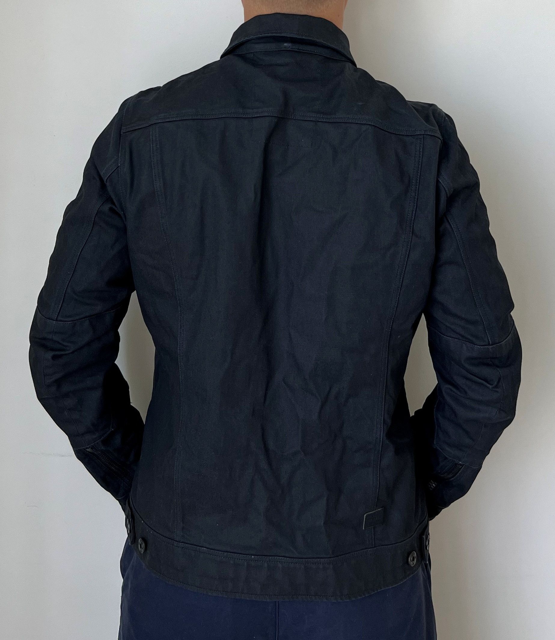G-Star G-STAR RAW VODAN SHERPA 3D SLIM DENIM ZIP CARGO JACKET Size US S / EU 44-46 / 1 - 3 Thumbnail