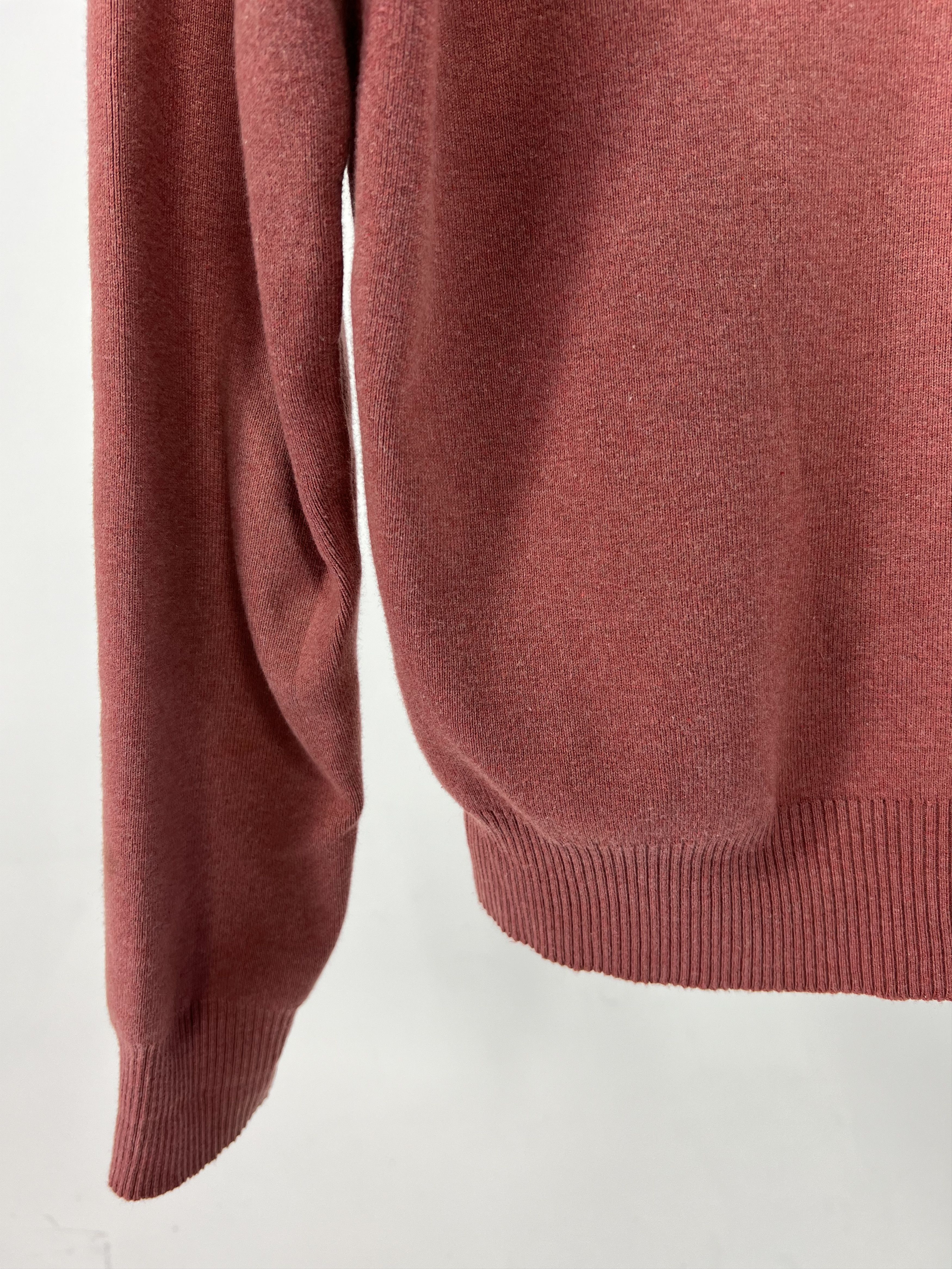 Raf by Raf Simons RAF BY RAF SIMONS Salmon V-Neck Sweater Size US S / EU 44-46 / 1 - 7 Thumbnail