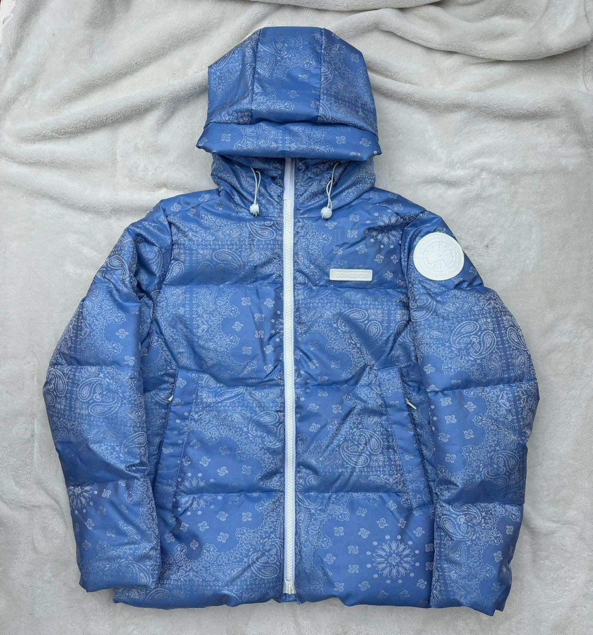 Canada Goose x Concepts 'Blue Bandana' Crofton Puffer Parka