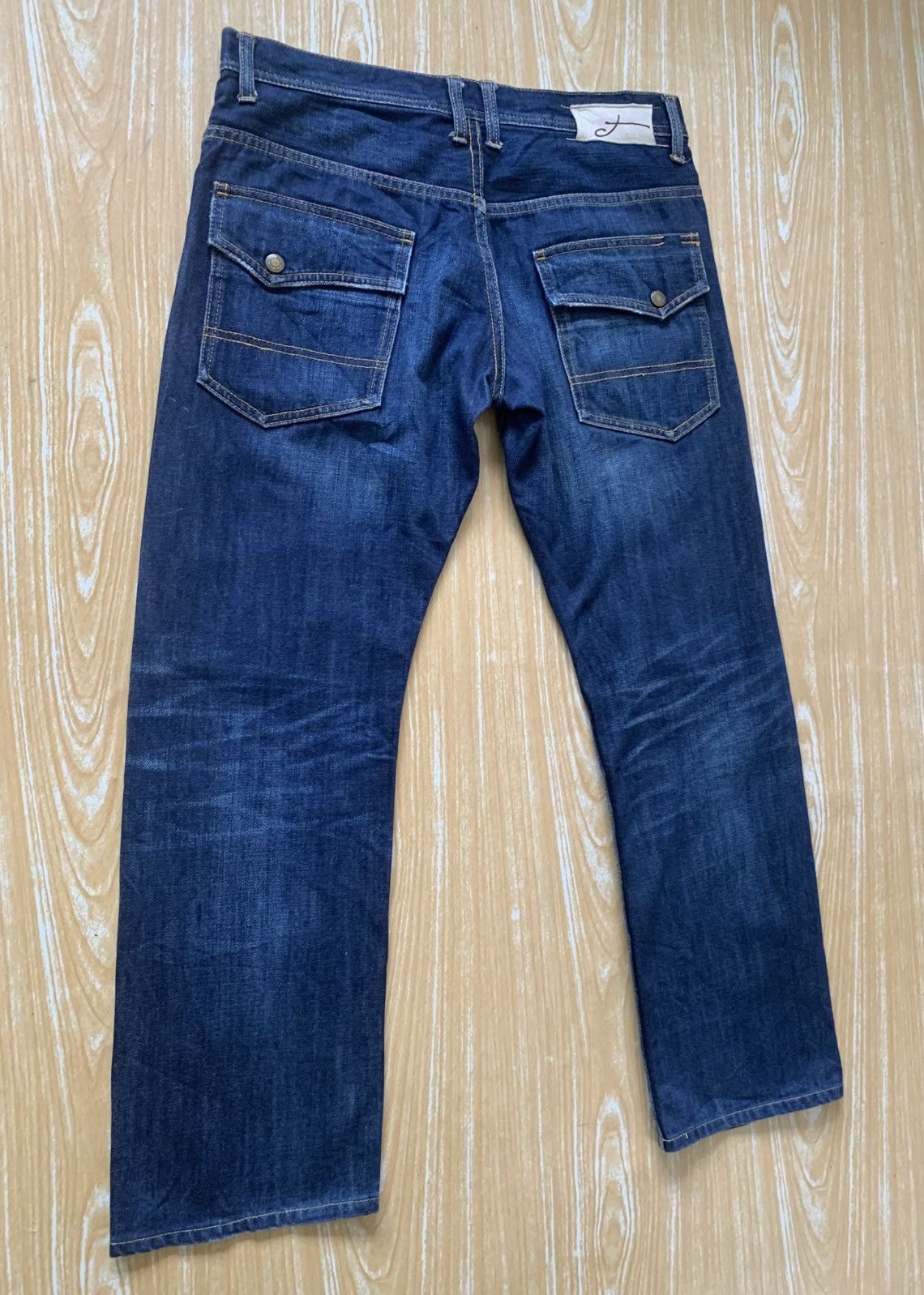 Issey Miyake × Tete Homme Rare..Tete Homme Denim Jeans Pants Size US 32 / EU 48 - 7 Thumbnail