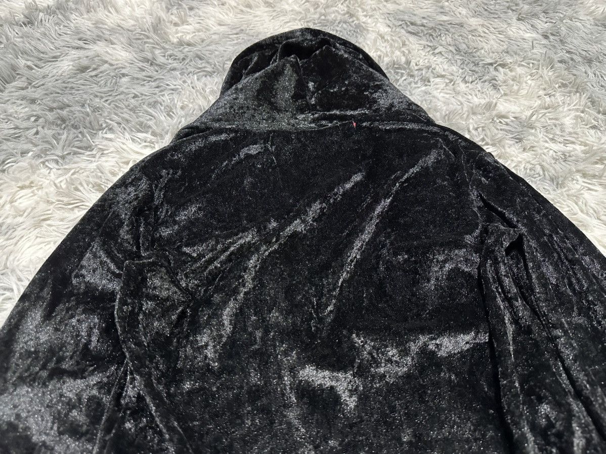 If Six Was Nine 🔥Y2K Archived Seana Black Velvet Vampire Capes Asymmetric Size US M / EU 48-50 / 2 - 5 Thumbnail