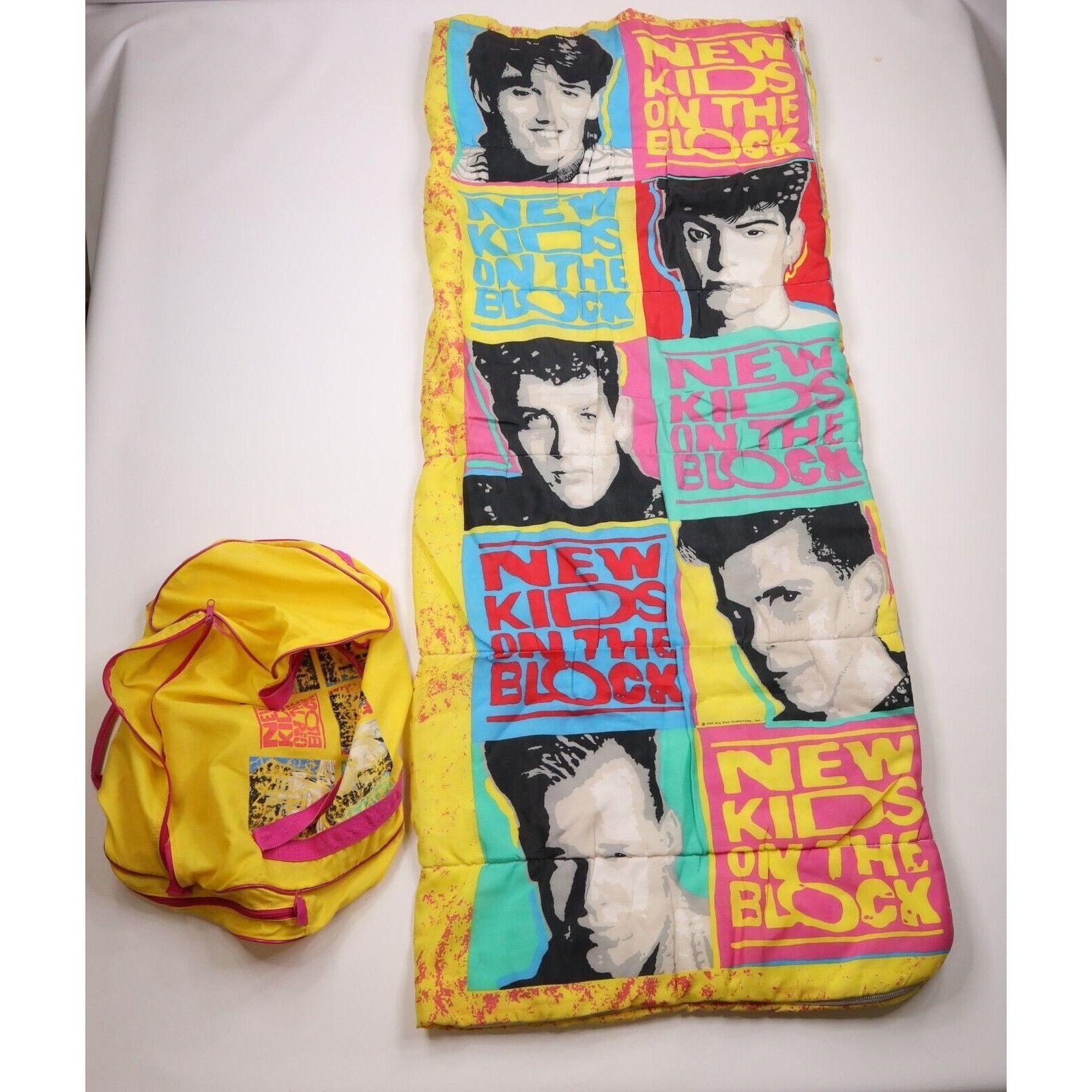 Vintage Vintage 90s New Kids On The Block NKOTB Sleeping Bag | Grailed