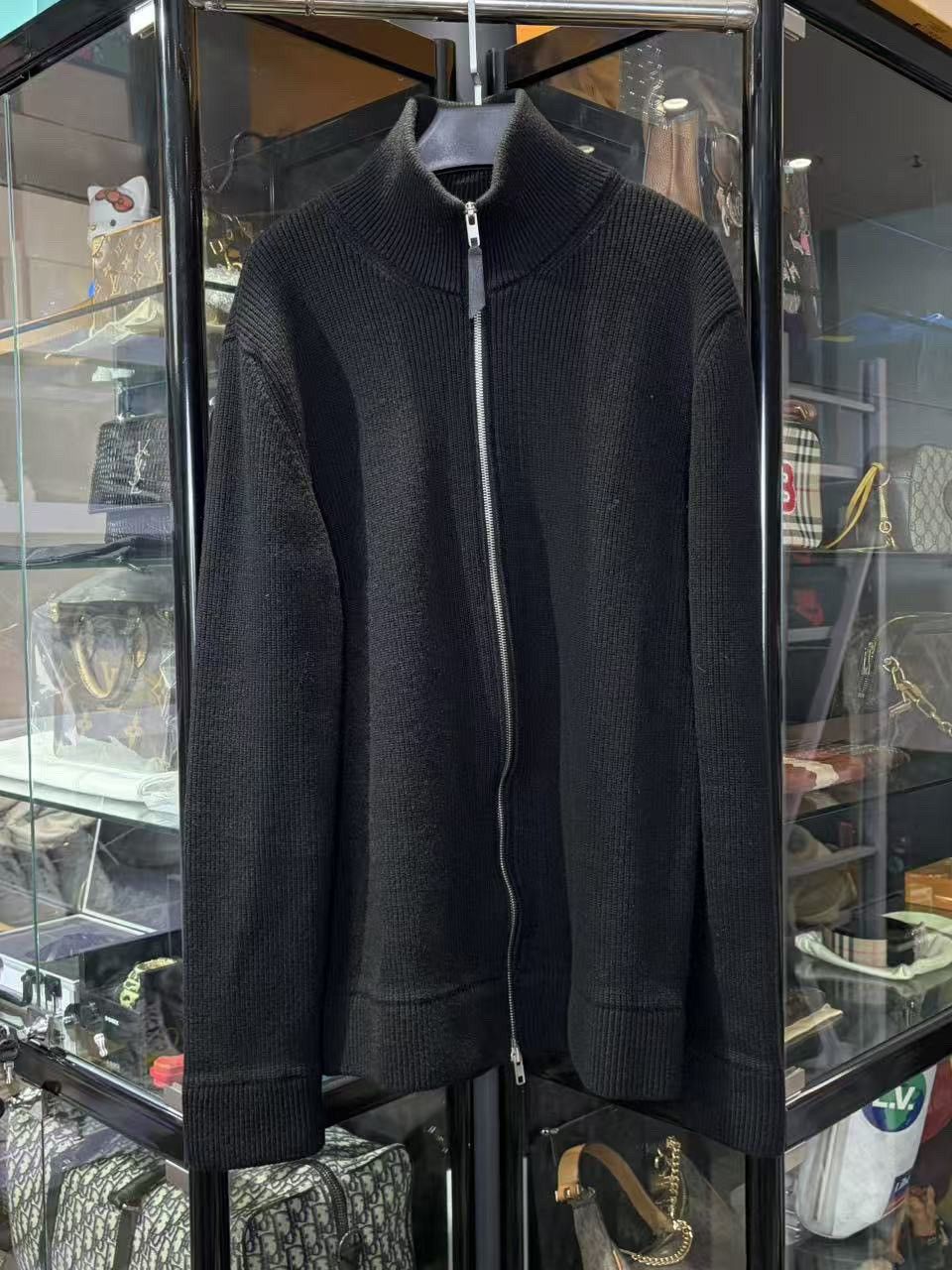 Maison Margiela Maison Margiela Ribbed Zip-Up Knit Cardigan Size L Size US L / EU 52-54 / 3 - 1 Thumbnail