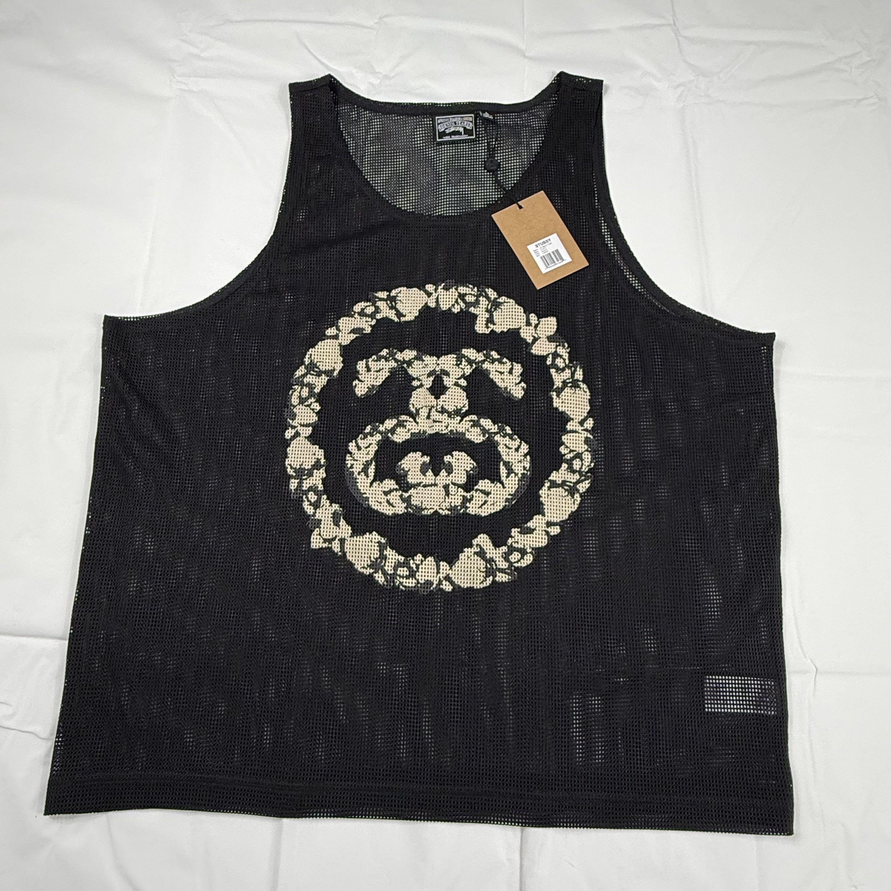 DENIM TEARS × Stussy Denim Tears x Stussy Double S Wreath Gym Tank