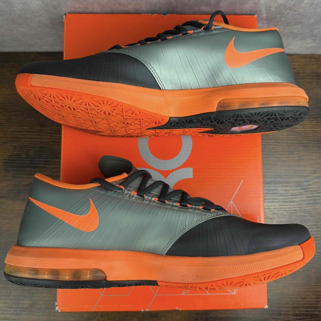 Nike Nike KD 6 Neutral Black Orange Size 8.5 599424-007 OG Rare Size US 8.5 / EU 41-42 - 4 Thumbnail