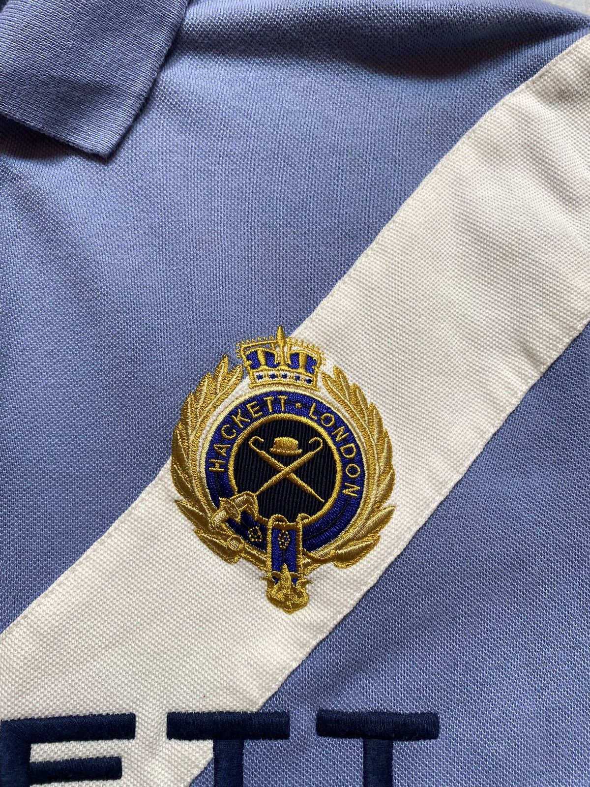 Hackett Mens Hackett London Classic Fit Polo Size XL With Big Logo Size US XL / EU 56 / 4 - 4 Thumbnail