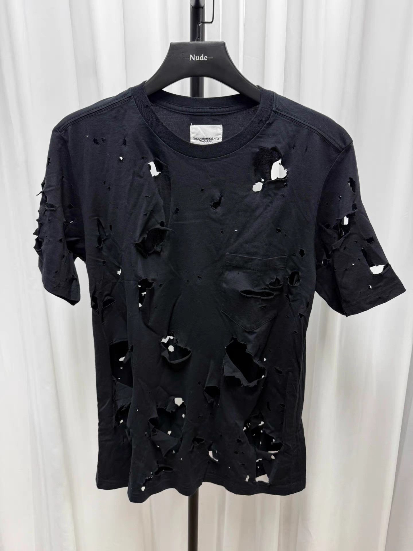 Takahiromiyashita The Soloist. The soloist Heavy Distressed Short Sleeve K20 Size US M / EU 48-50 / 2 - 1 Thumbnail