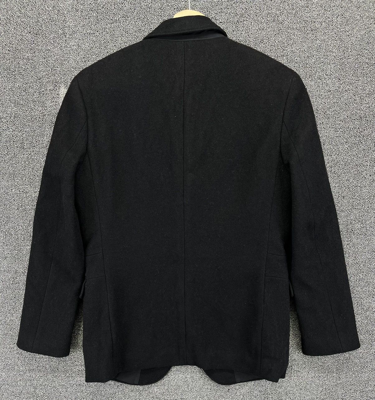 Lemaire × Uniqlo Lemaire Uniqlo Luxury Button Up Wool Black Jacket Size S / US 4 / IT 40 - 9 Thumbnail