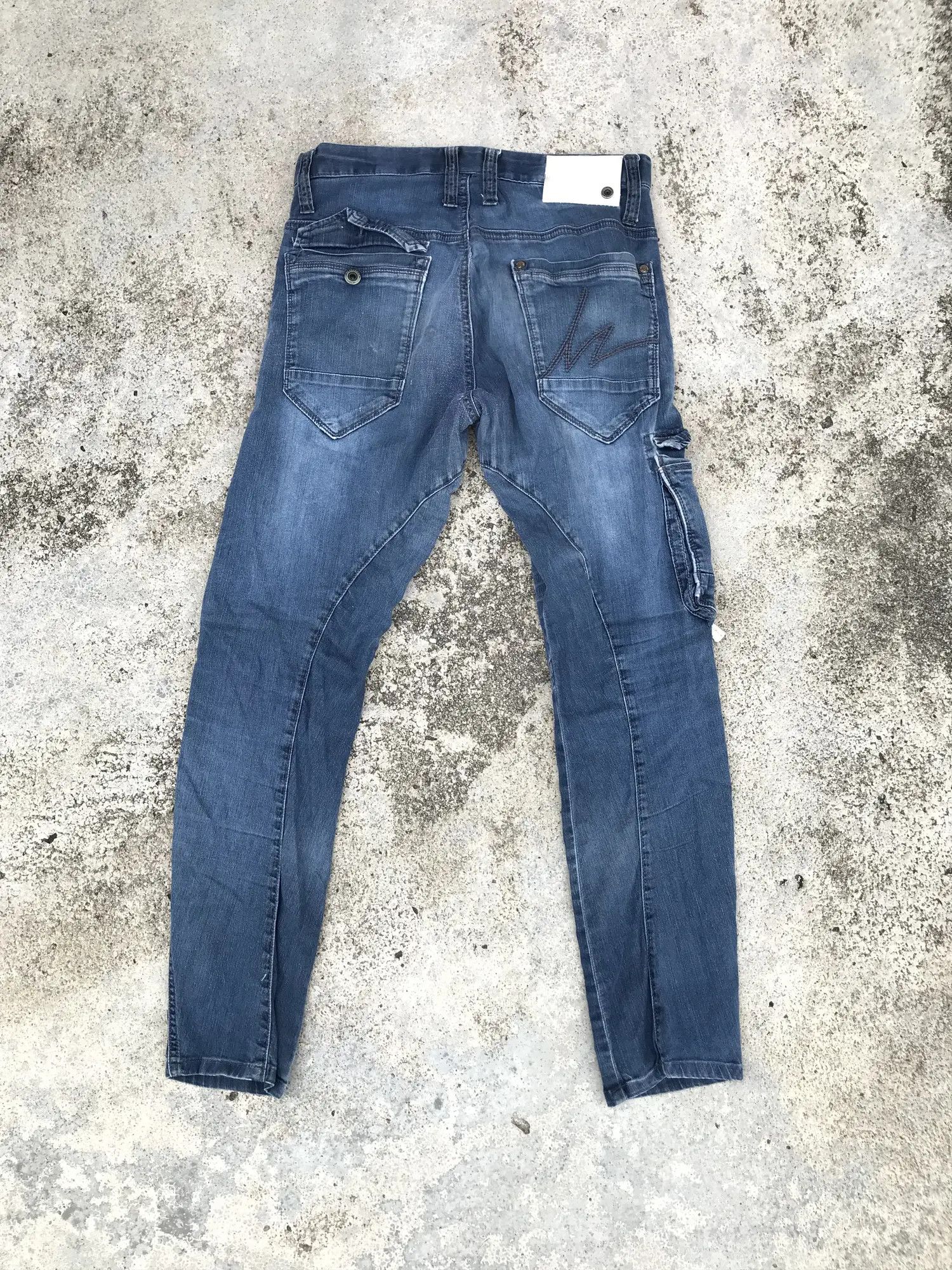 Japanese Brand Frontier Dagger Pocket Multipocket Denim Size US 31 - 3 Thumbnail