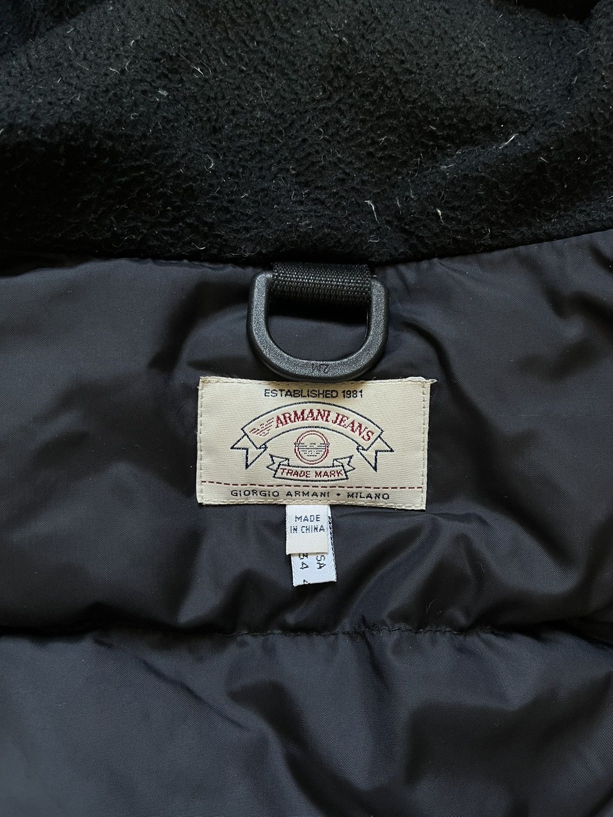 Armani Armani Jeans vintage 1990s goose down jacket Size US L / EU 52-54 / 3 - 3 Thumbnail