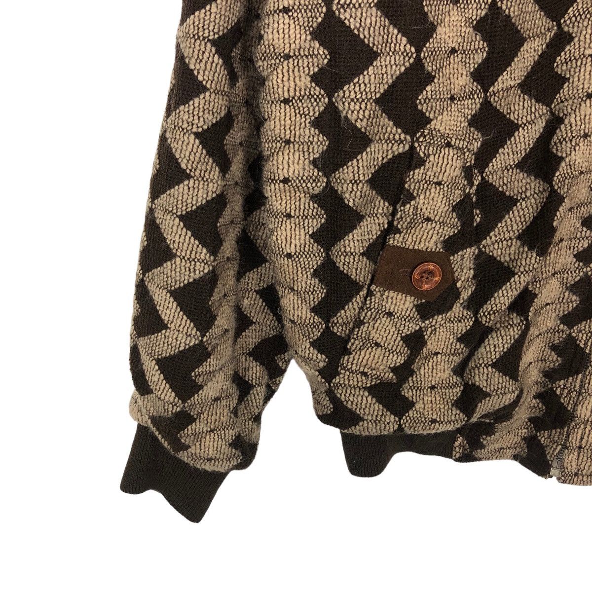 Japanese Brand VINTAGE NAVAJO BOMBER JACKET NAVAJO ISSEY MIYAKE STYLE Size US M / EU 48-50 / 2 - 3 Thumbnail