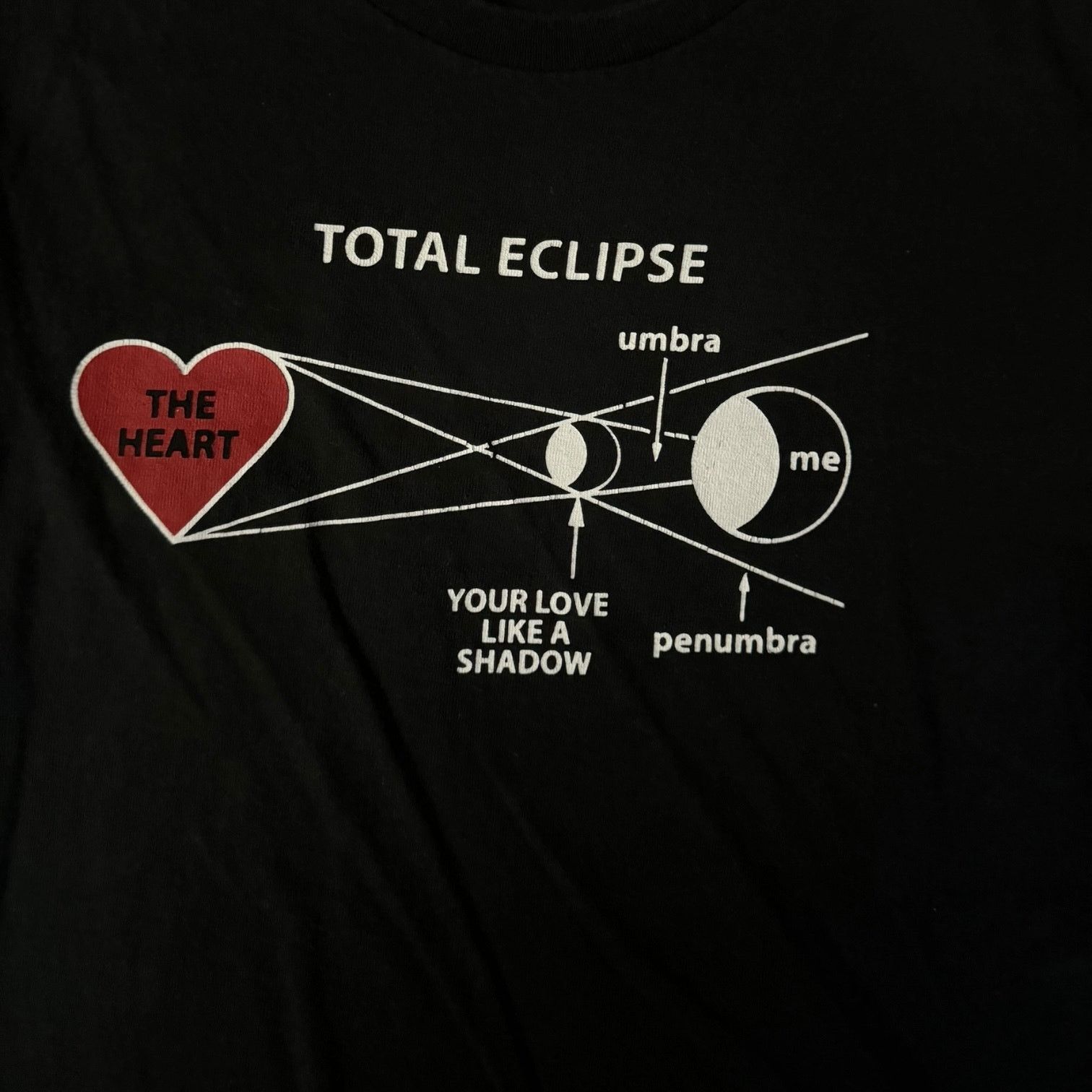 Other Total Eclipse of the Heart Physics Representation T Shirt SM Size US S / EU 44-46 / 1 - 2 Thumbnail