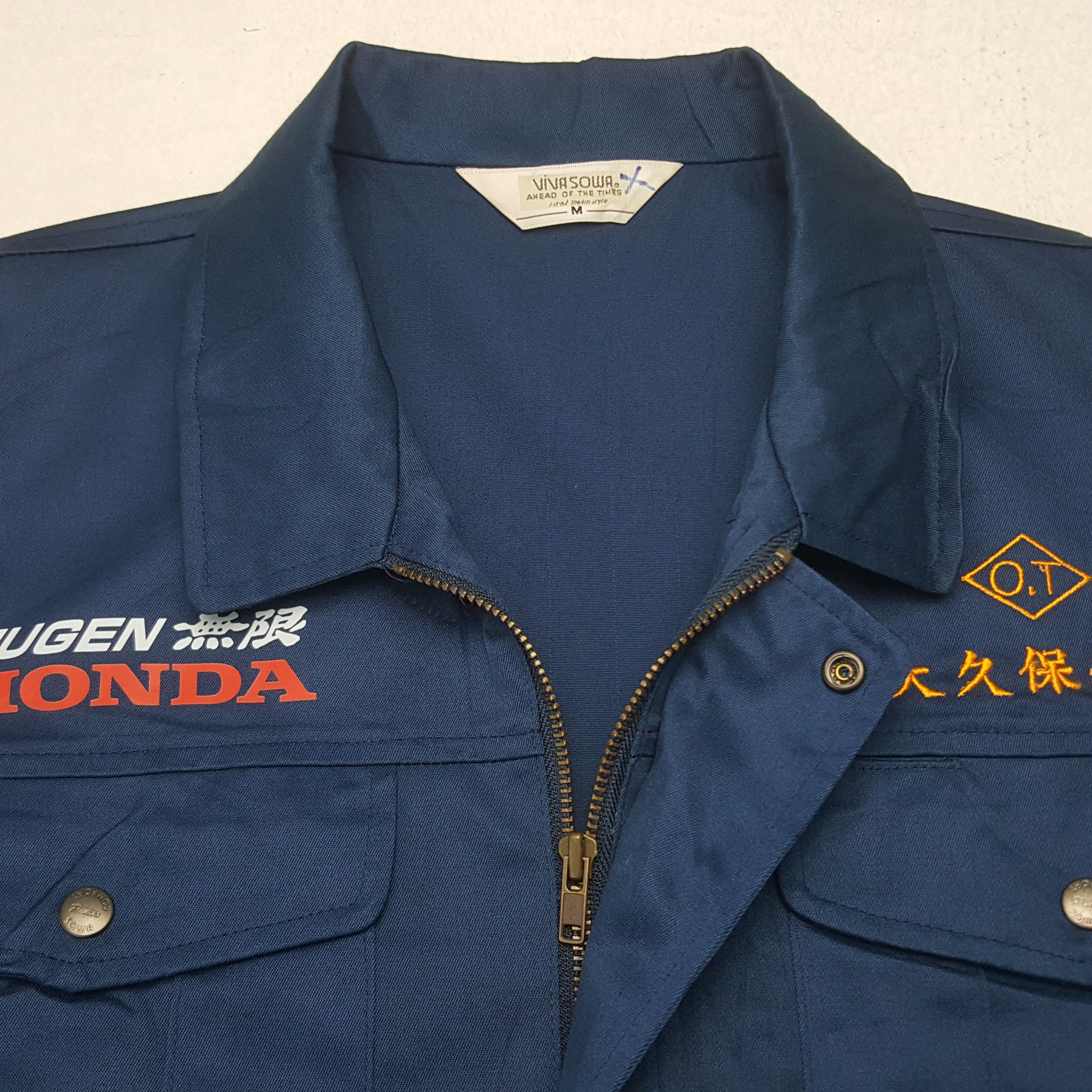 Honda × Vintage Vintage Mugen Honda Japan Racing Custom Jacket C283N18 Size US M / EU 48-50 / 2 - 5 Thumbnail
