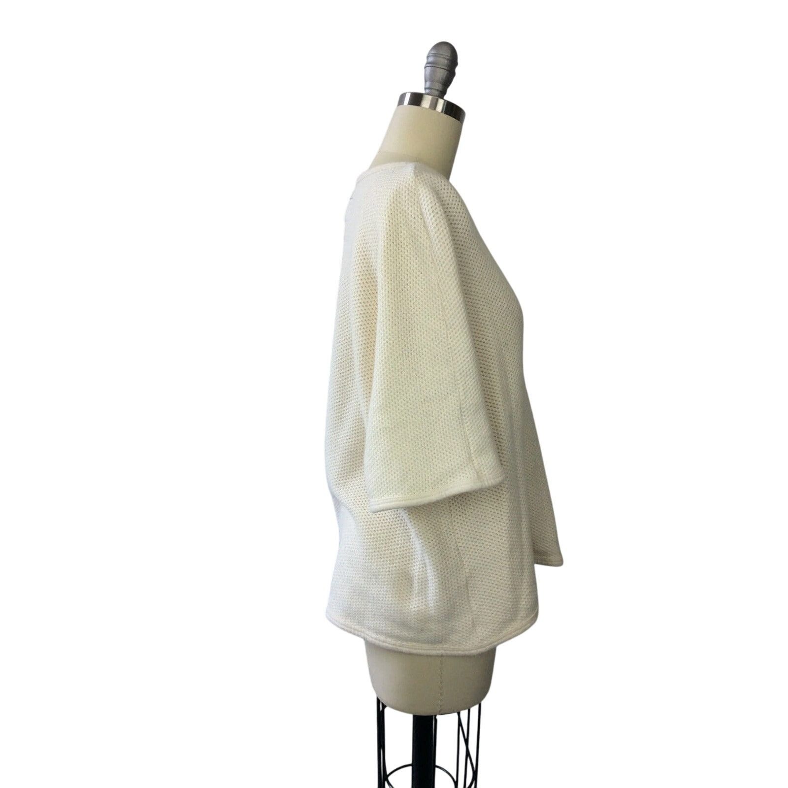 Current/Elliot Current/Elliott Knit 3/4 cream top Size S / US 4 / IT 40 - 3 Thumbnail