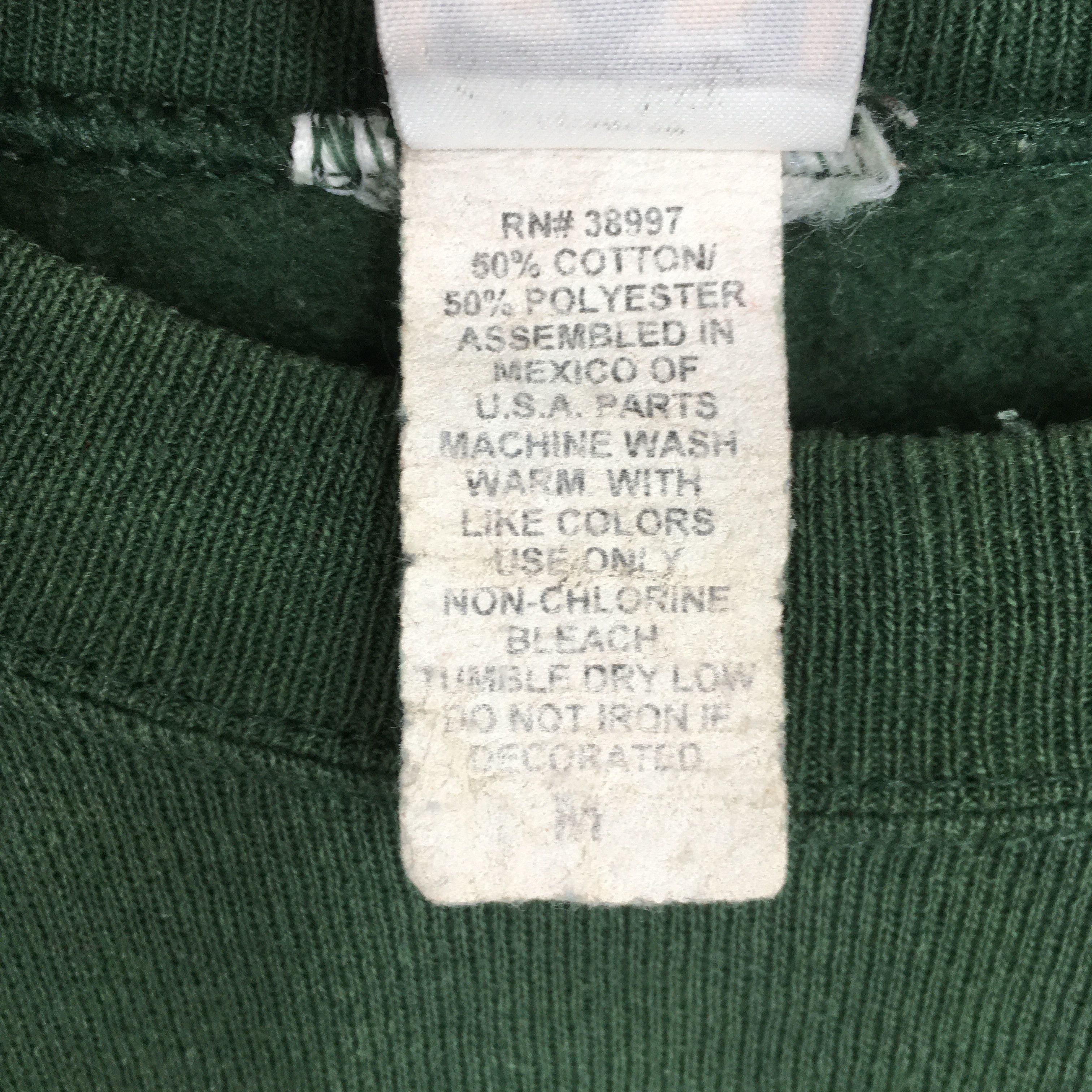 Hang Ten × Vintage Vintage 90s Hang Ten Big Logo Green Sweatshirt Medium Size US M / EU 48-50 / 2 - 6 Thumbnail