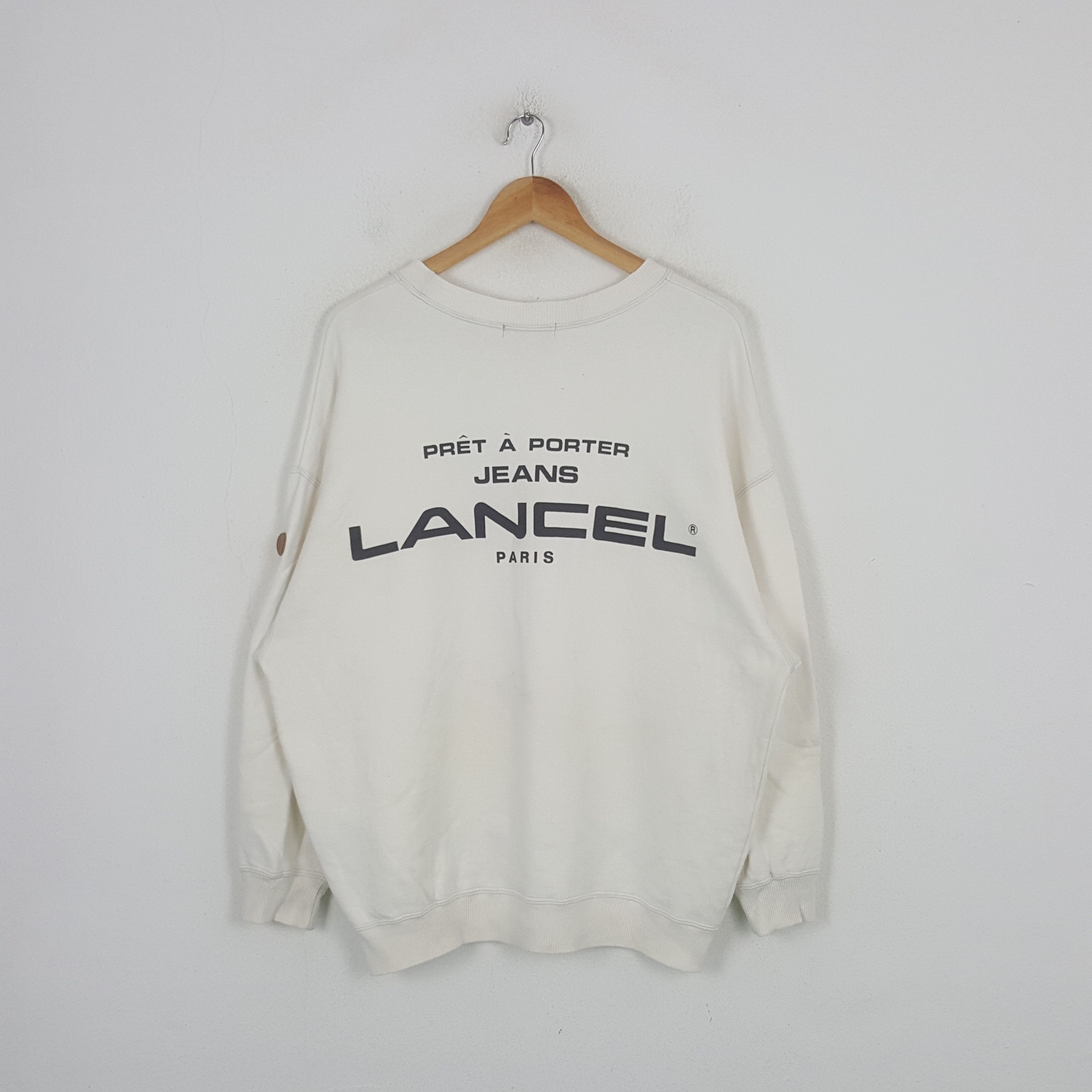 Lancel Vintage Lancel Paris Designer Sweatshirt C296N15 Size US L / EU 52-54 / 3 - 1 Thumbnail