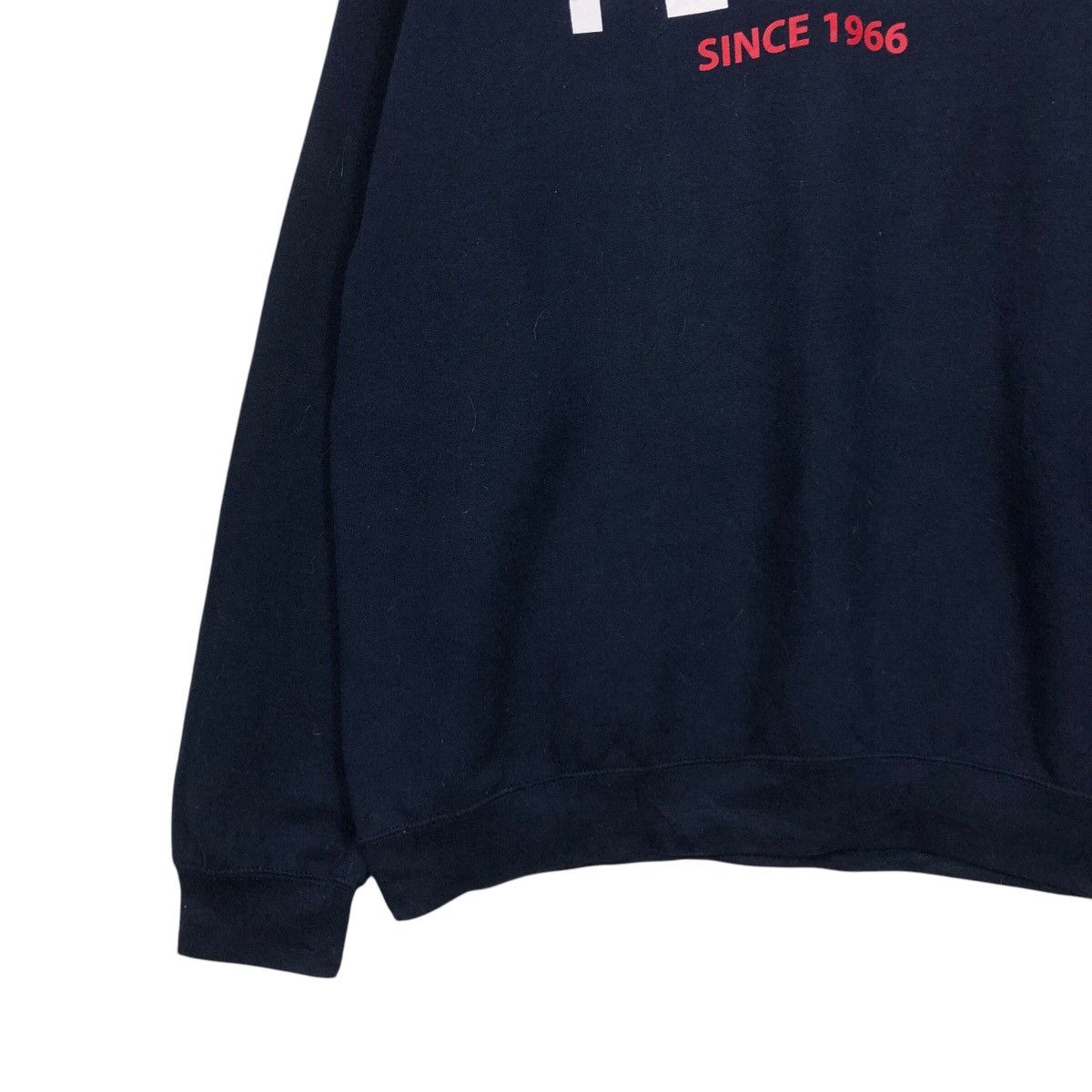 Japanese Brand PLAZA “Since 1966” Minimal Logo Crewneck — Navy Vintage Fit Size US L / EU 52-54 / 3 - 5 Thumbnail