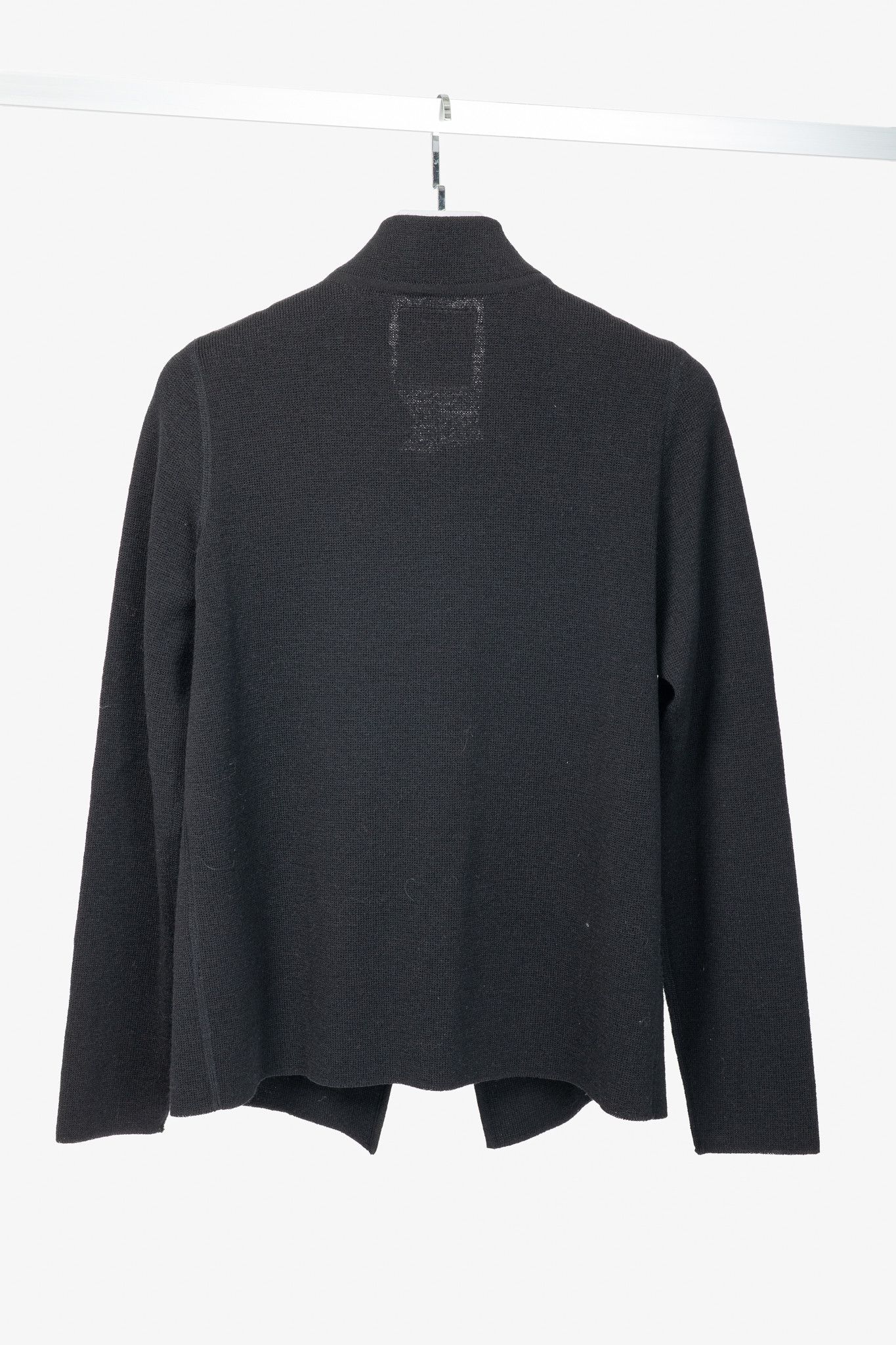 Annette Gortz Annette Gortz AW09 Chita Black Wool-Blend Buttoned Jacket Size M / US 6-8 / IT 42-44 - 2 Thumbnail