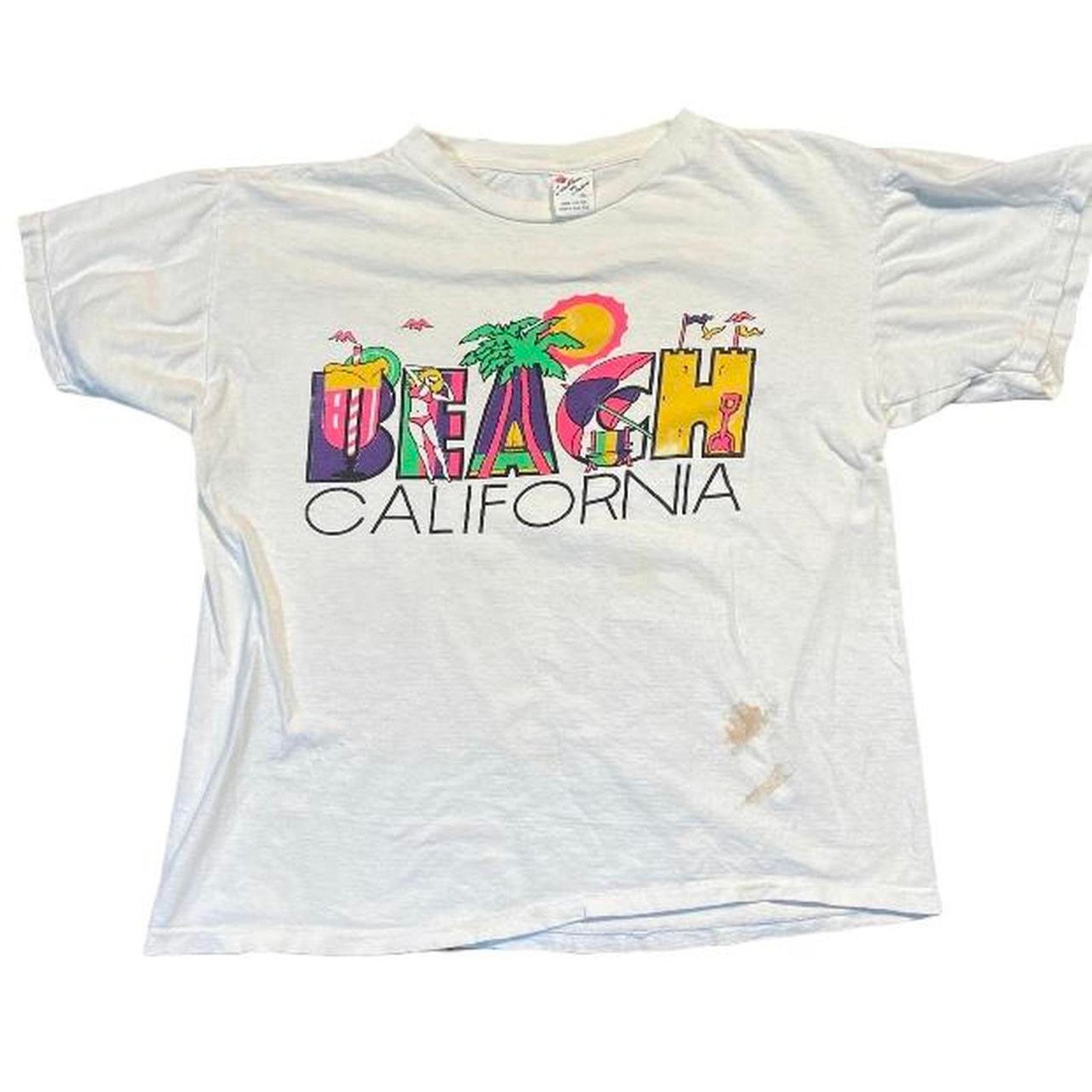 Jerzees 90s bikini california beach tee Size US XL / EU 56 / 4 - 1 Thumbnail