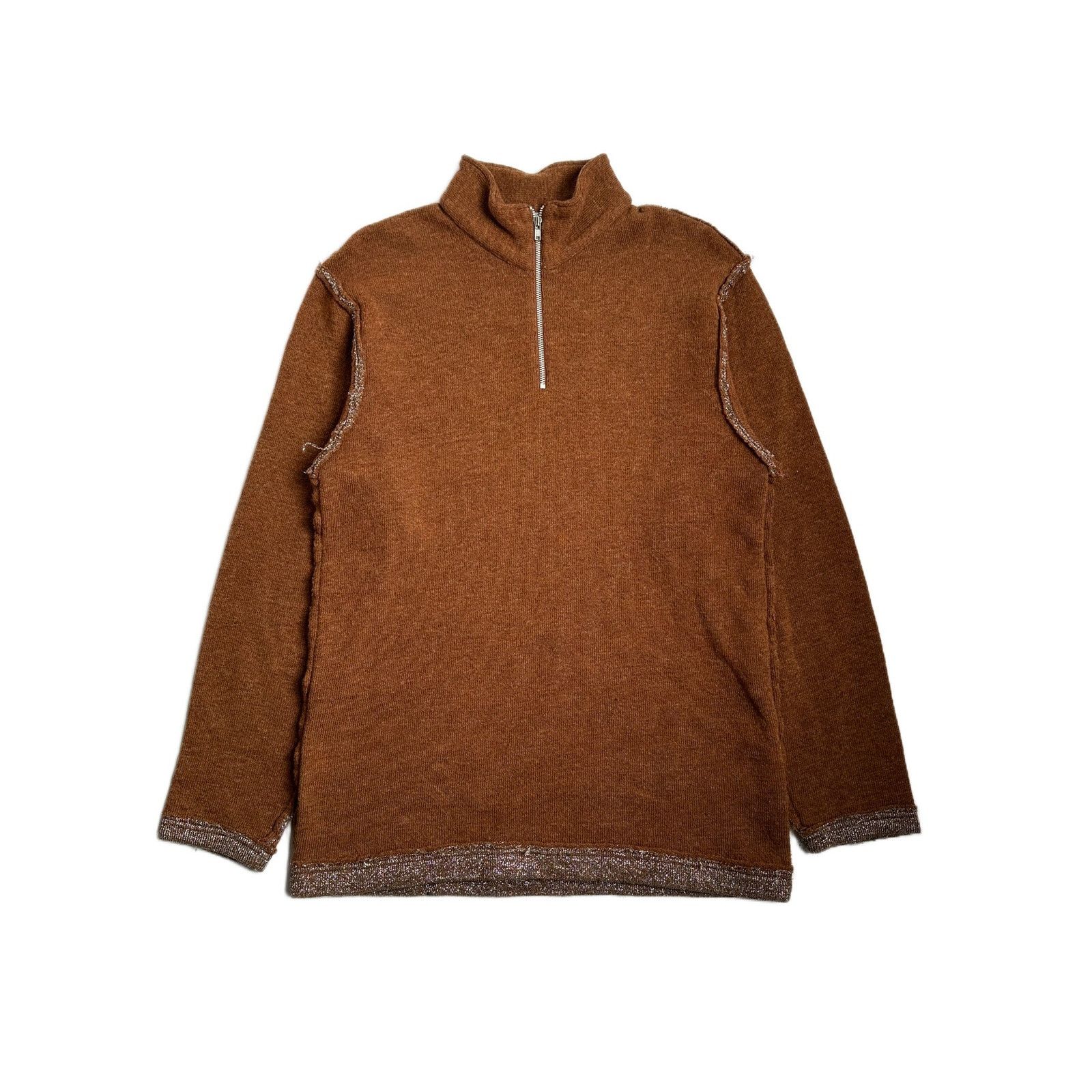 Comme des Garcons Comme des Garcons Homme AD 2002 Wool Quarter Zip Size US M / EU 48-50 / 2 - 1 Thumbnail
