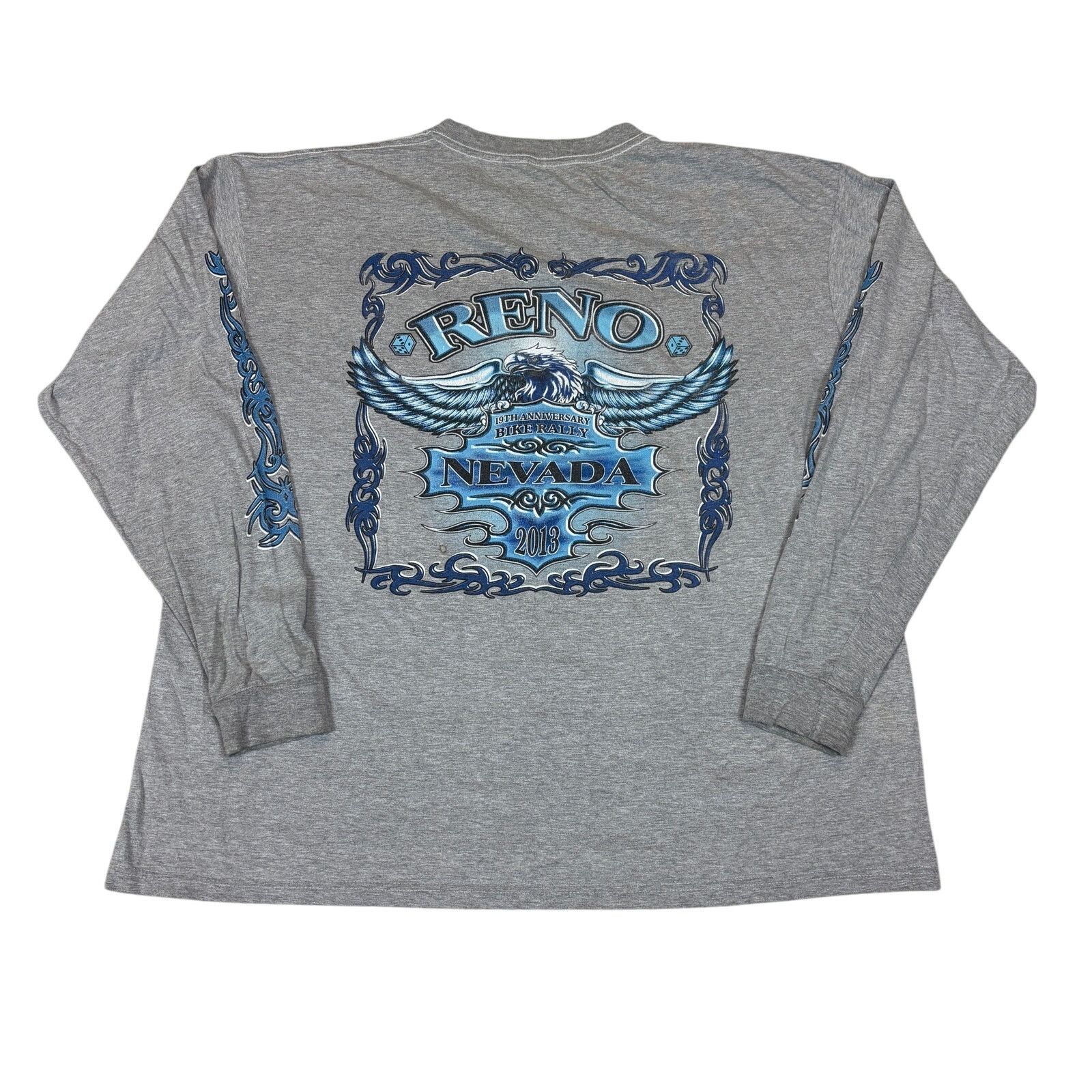 Other Reno Nevada Bike Rally 2013 LS Motorcycle Shirt 3XL Size US XXL / EU 58 / 5 - 1 Thumbnail
