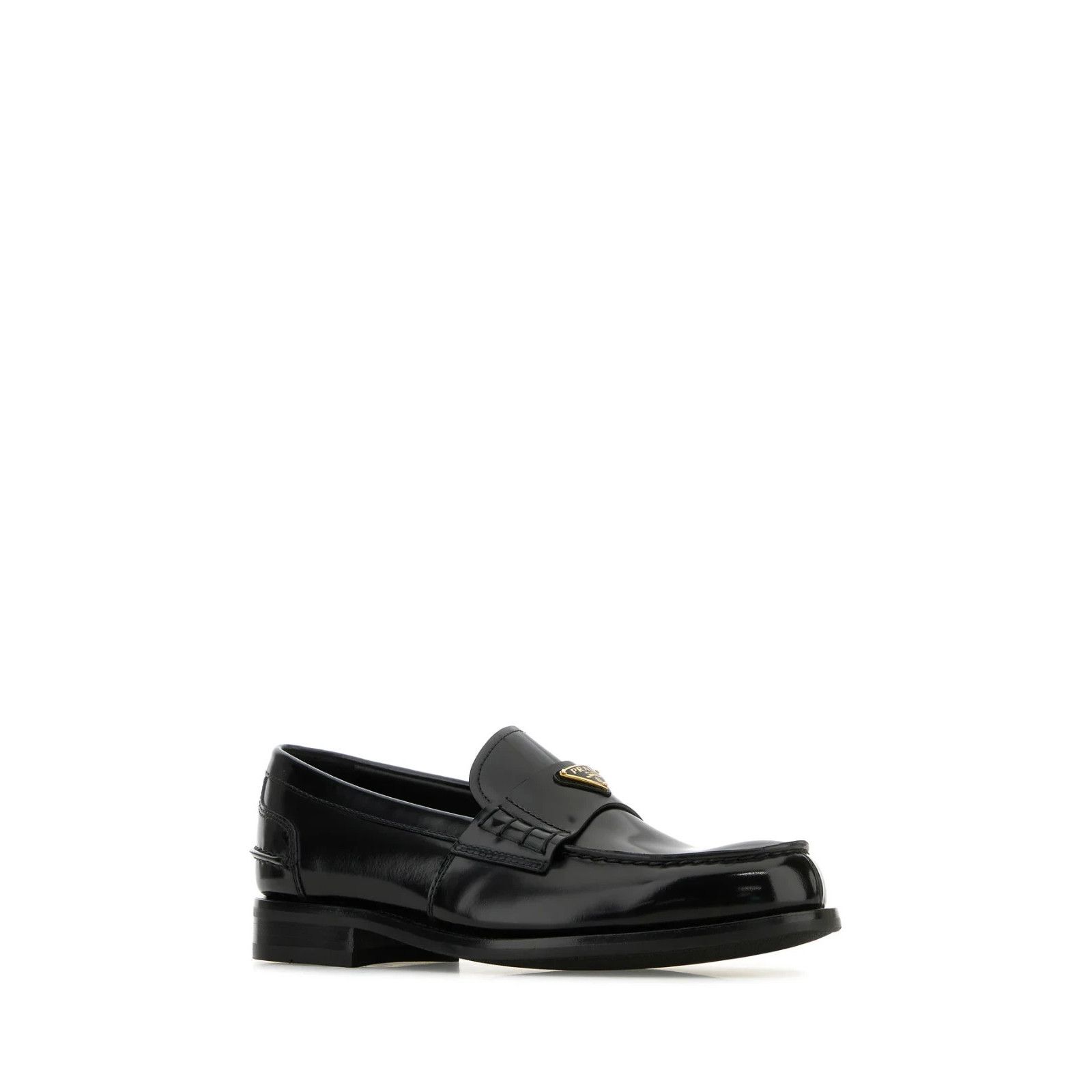 Prada PRADA Black Leather Loafers New And Authentic (Men's size:7; Size US 7 / EU 40 - 2 Thumbnail