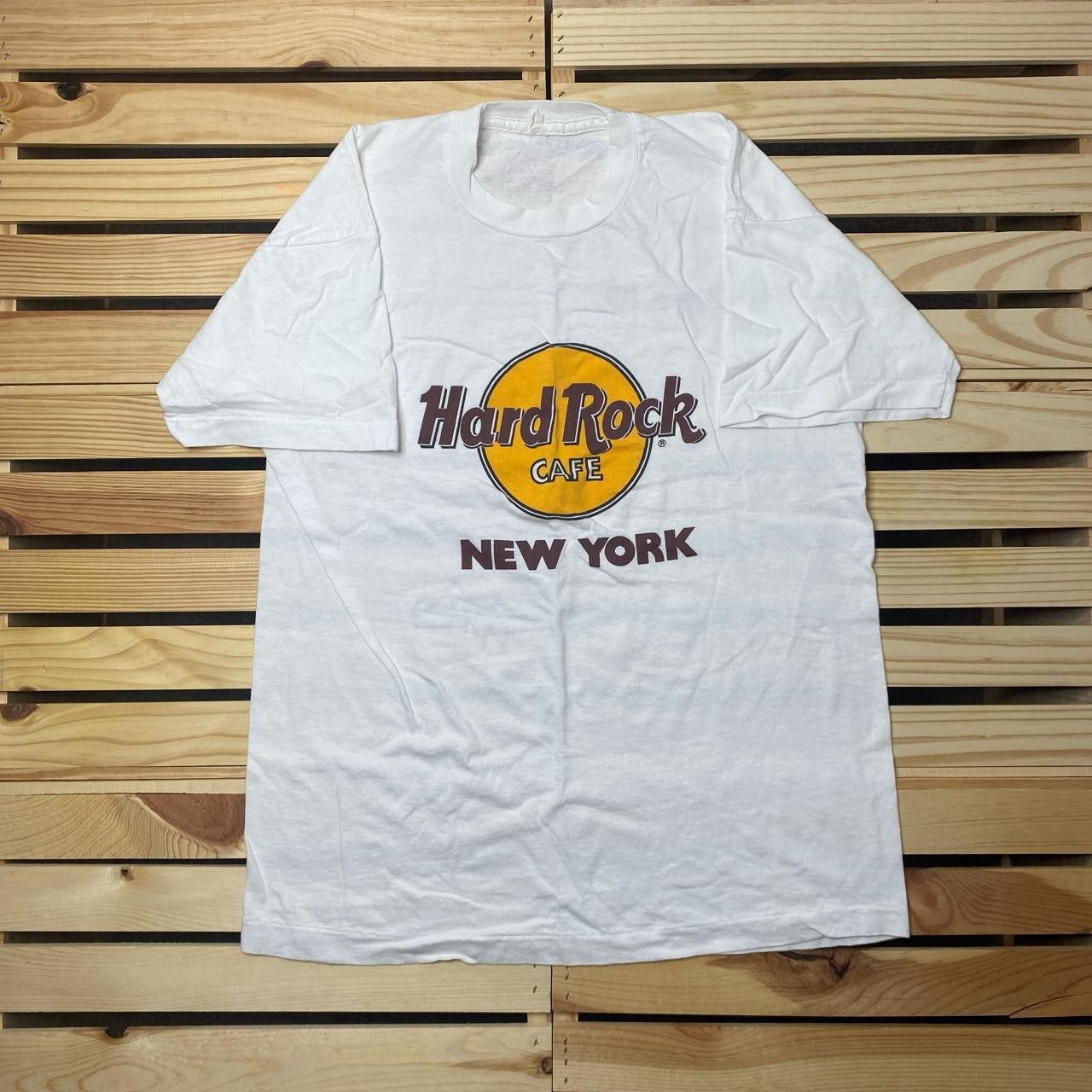 Hard Rock Cafe True Vintage Hard Rock Cafe, NY White Tee Size Large Size US L / EU 52-54 / 3 - 1 Thumbnail