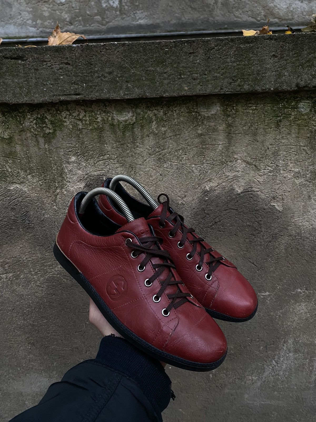 Gucci Gucci Leather Sneakers Size US 7.5 / EU 40-41 - 2 Thumbnail