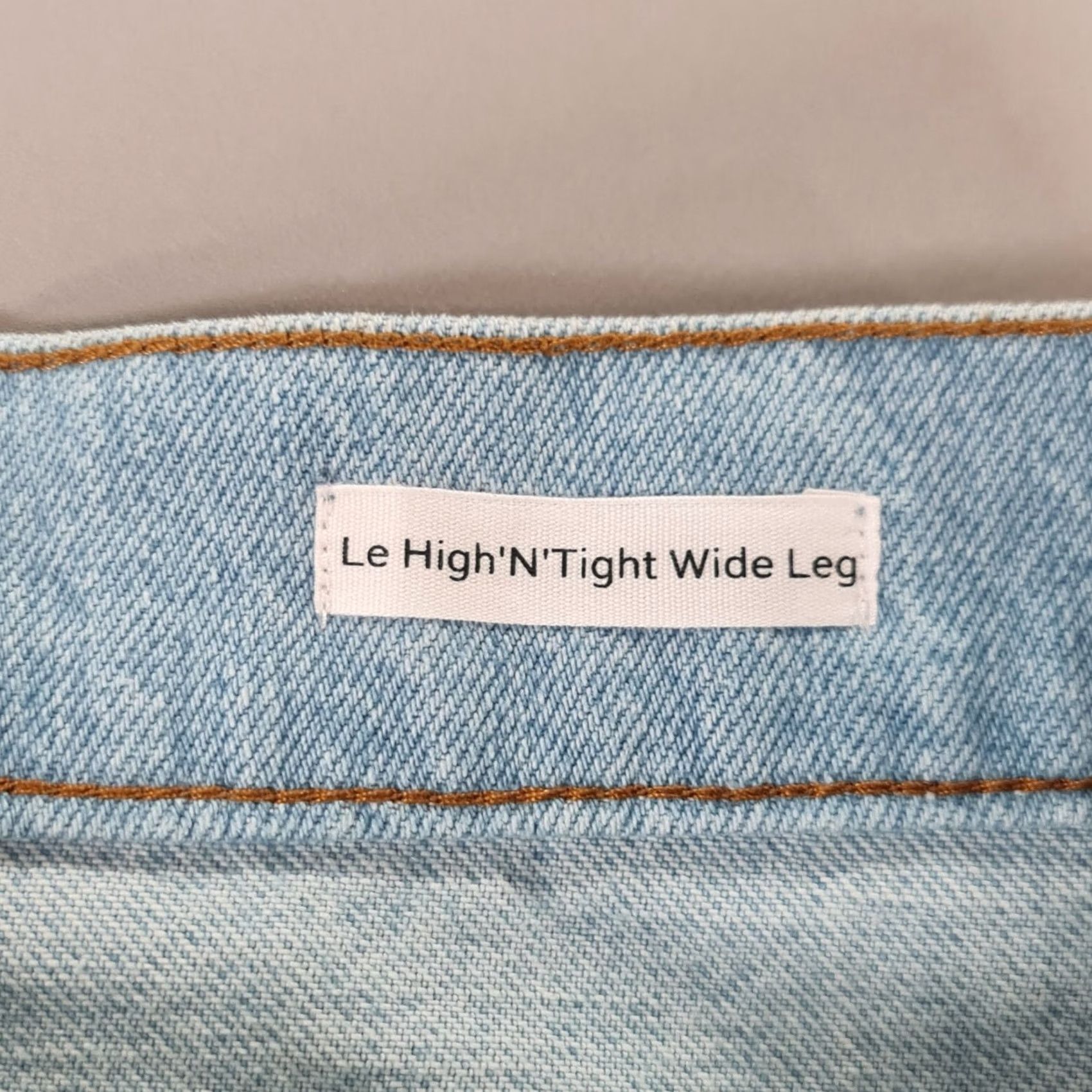 Frame VINTAGE Frame Womens Baggy Jeans Blue W30 L32 Patchwork Wide Leg Le Huigh N Tight Denim Size 30" / US 8 / IT 44 - 5 Thumbnail