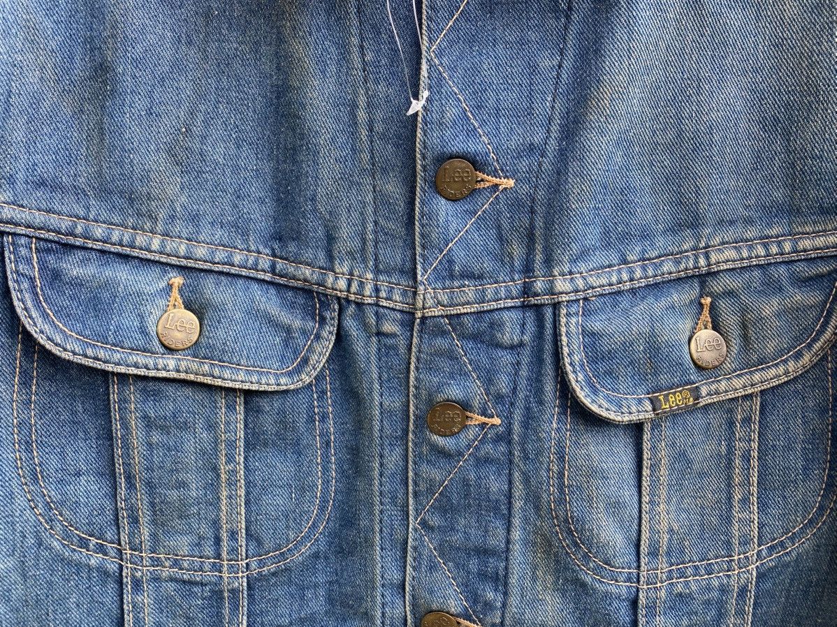 Japanese Brand × Lee × Vintage size medium Vintage lee denim jacket made in USA Size US M / EU 48-50 / 2 - 3 Thumbnail