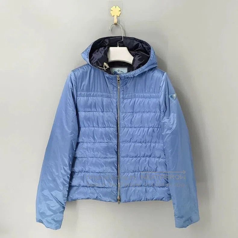 Prada Classic Satin Down Jacket.