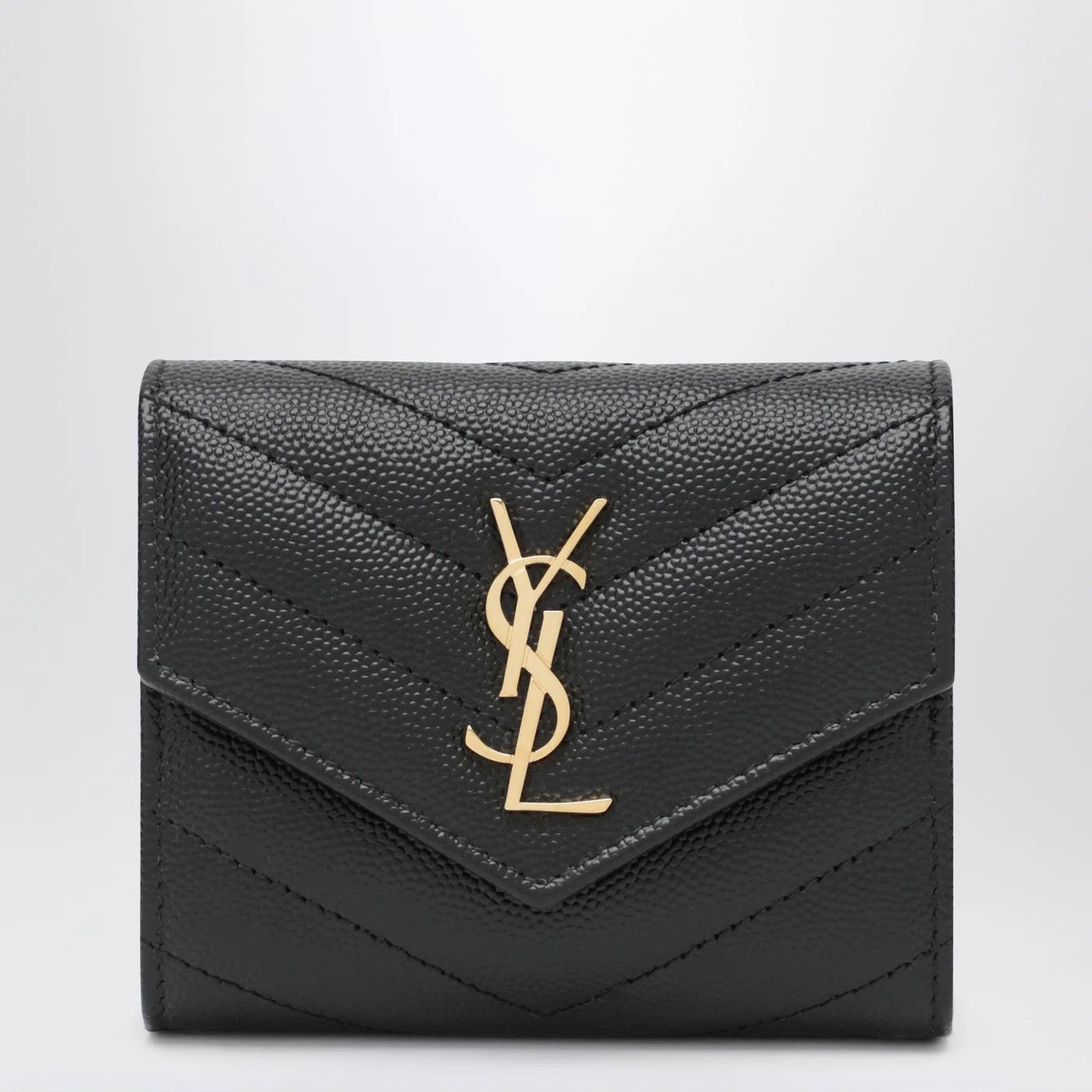Saint Laurent Paris o1d2blof0526 Size: OS / Cassandre Matelassé Tri-fold Size ONE SIZE - 1 Thumbnail